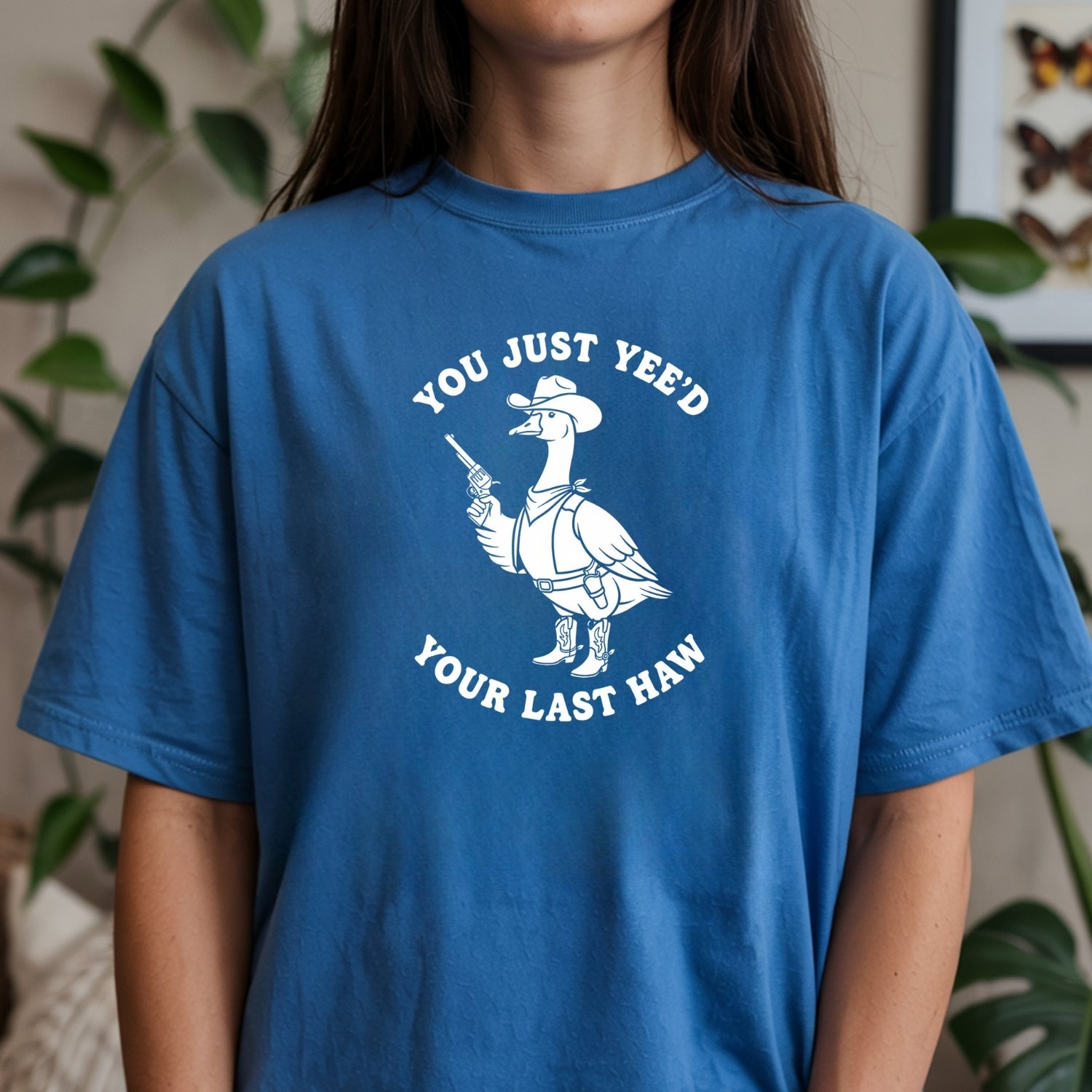 Funny Cowboy Graphic Tee - You Just Yee’d Your Last Haw Shirt Unisex
