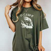 Funny Crow CAW-F T-Shirt - Sarcastic Raven Graphic Tee Unisex