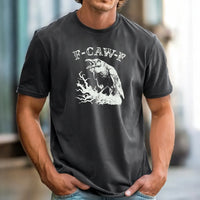 Funny Crow CAW-F T-Shirt - Sarcastic Raven Graphic Tee Unisex