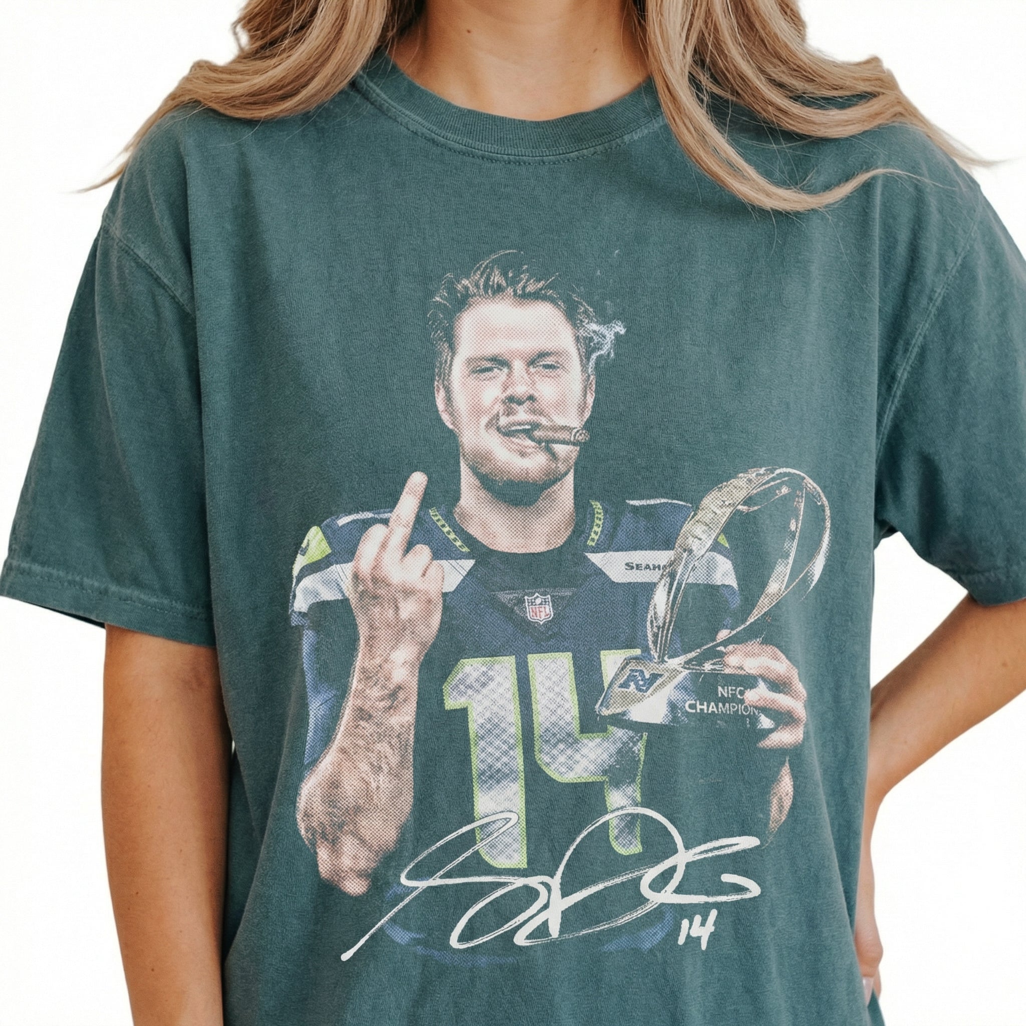 Funny Darnold Savage Football Fan Graphic T-Shirt – Retro Meme Style Tee