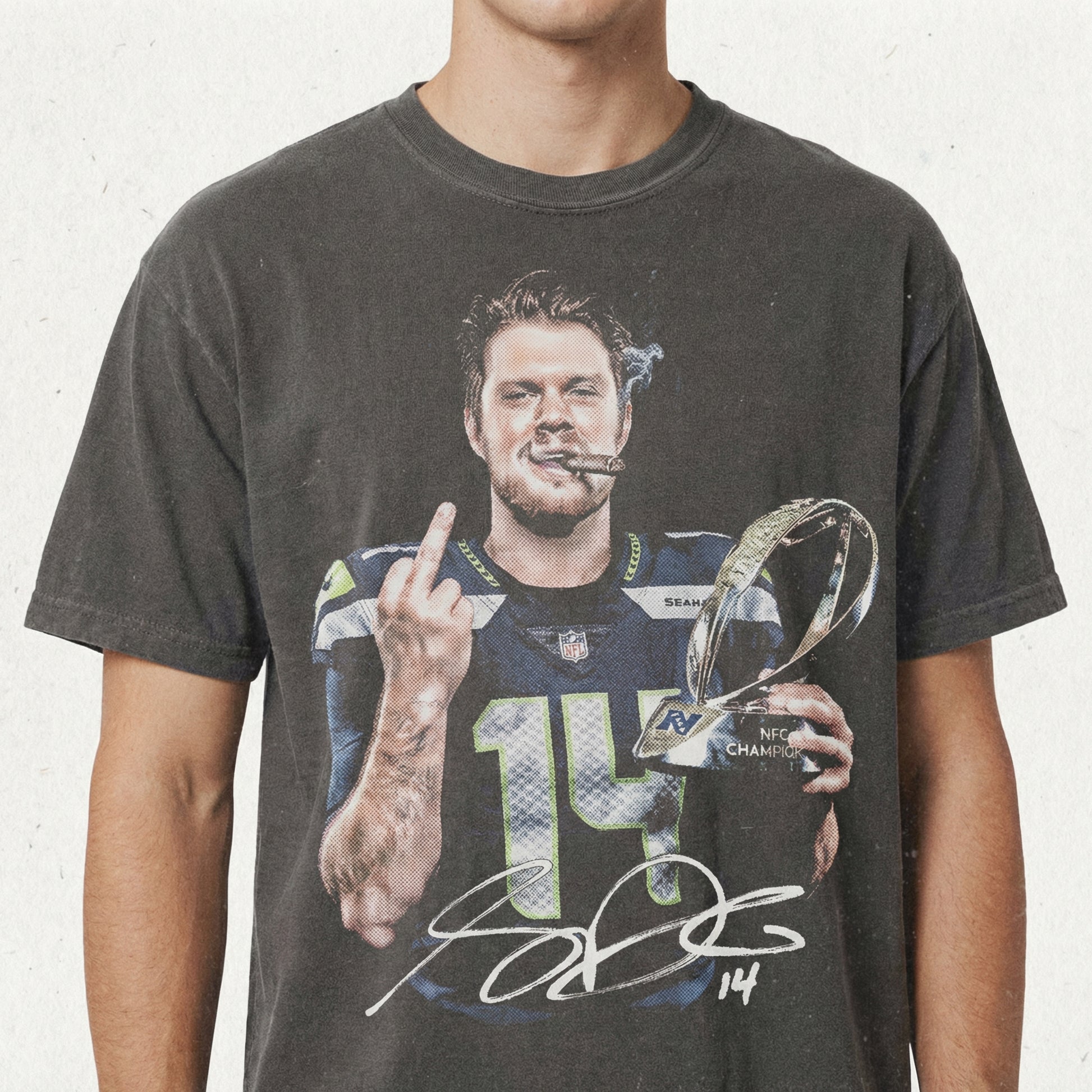 Funny Darnold Savage Football Fan Graphic T-Shirt – Retro Meme Style Tee