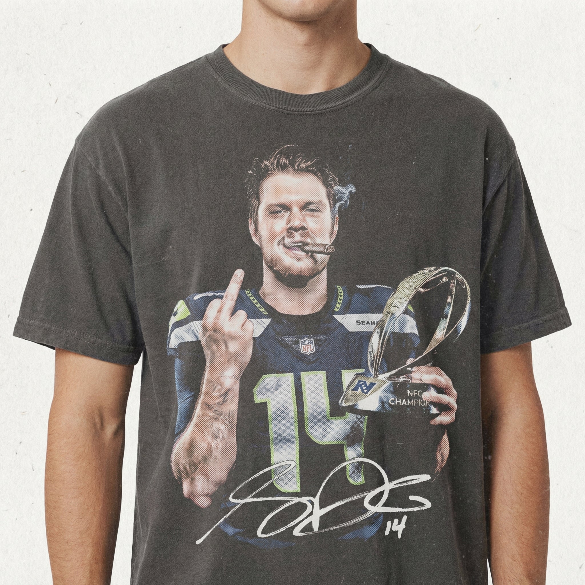 Funny Darnold Savage Football Fan Graphic T-Shirt – Retro Meme Style Tee