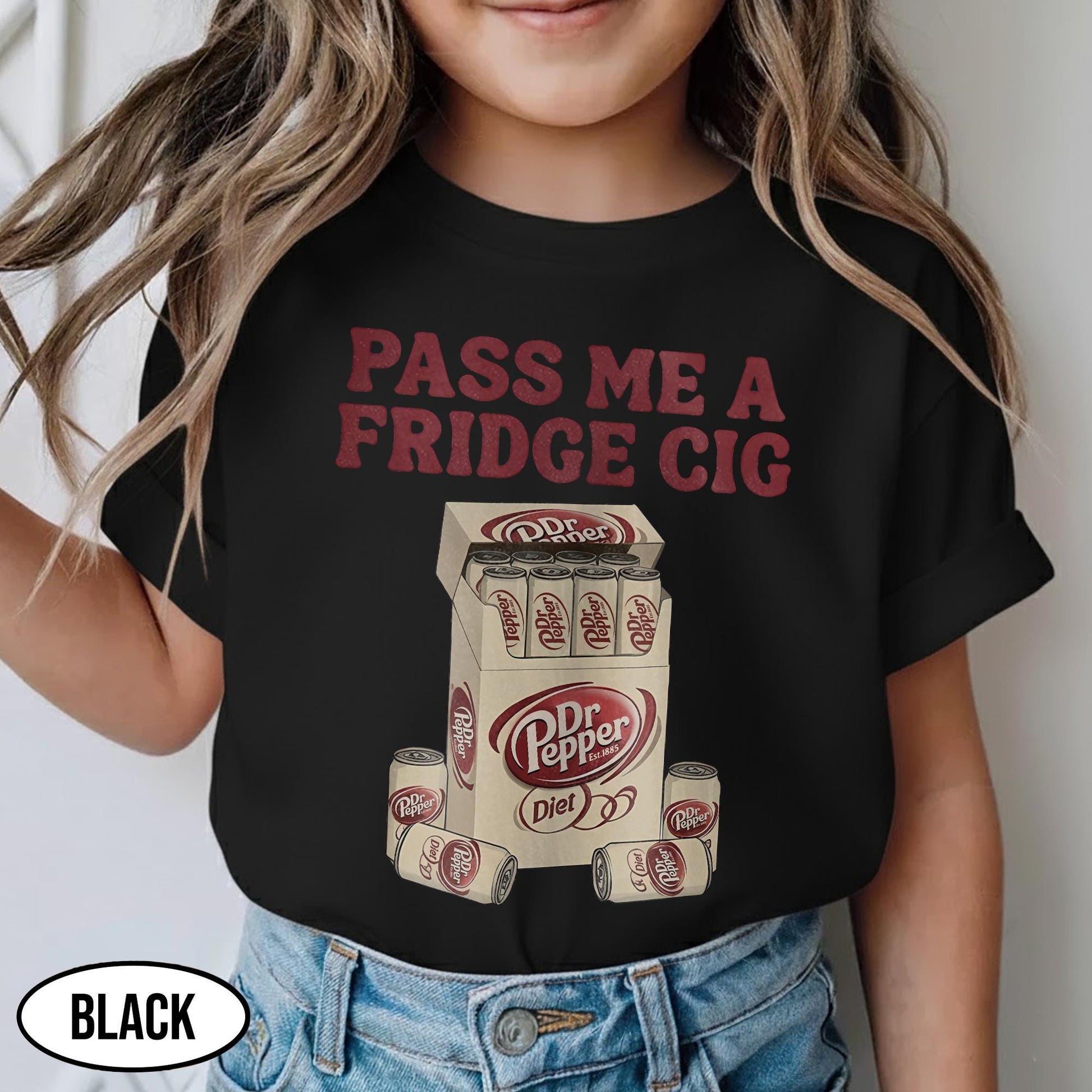 Funny Pepper  Soda Meme Shirt - Pass Me a Fridge Cig Parody Tee