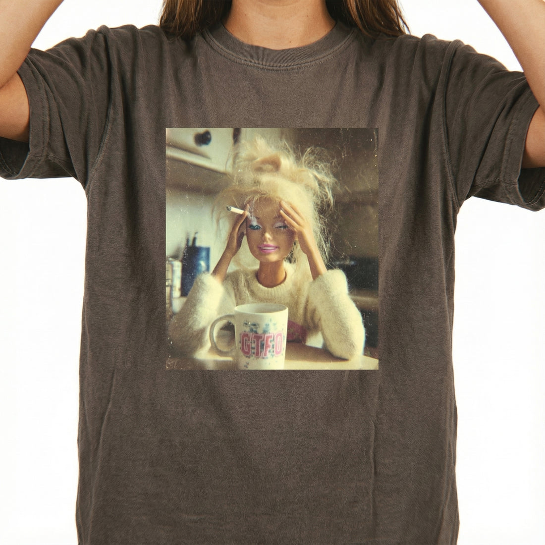Funny Doll Face Meme T-Shirt – Shocked Expression Graphic Tee – Viral Internet Humor Shirt