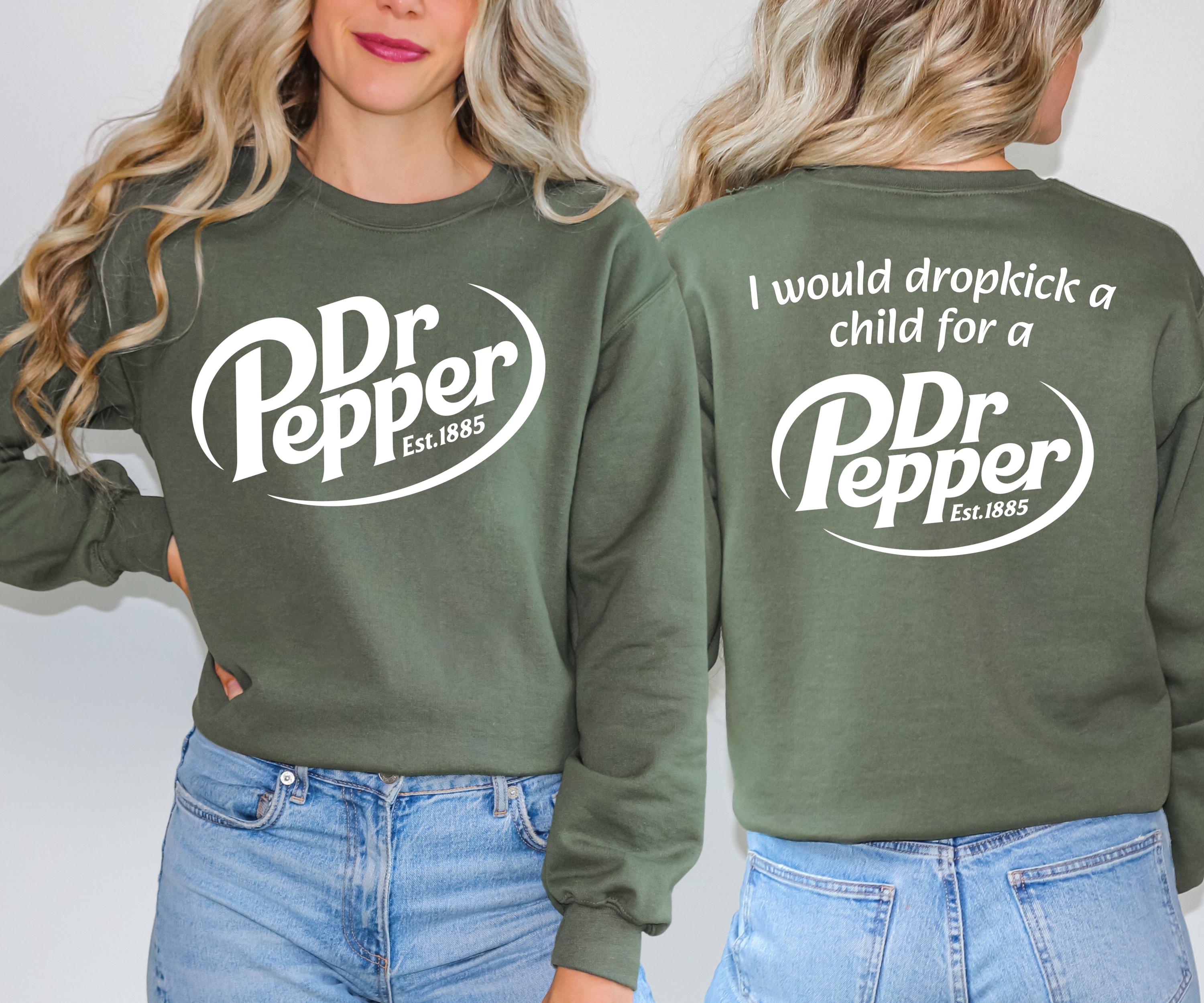 Funny Dr Pepper Inspired Sweatshirt – Retro Soda Humor Graphic Pullover