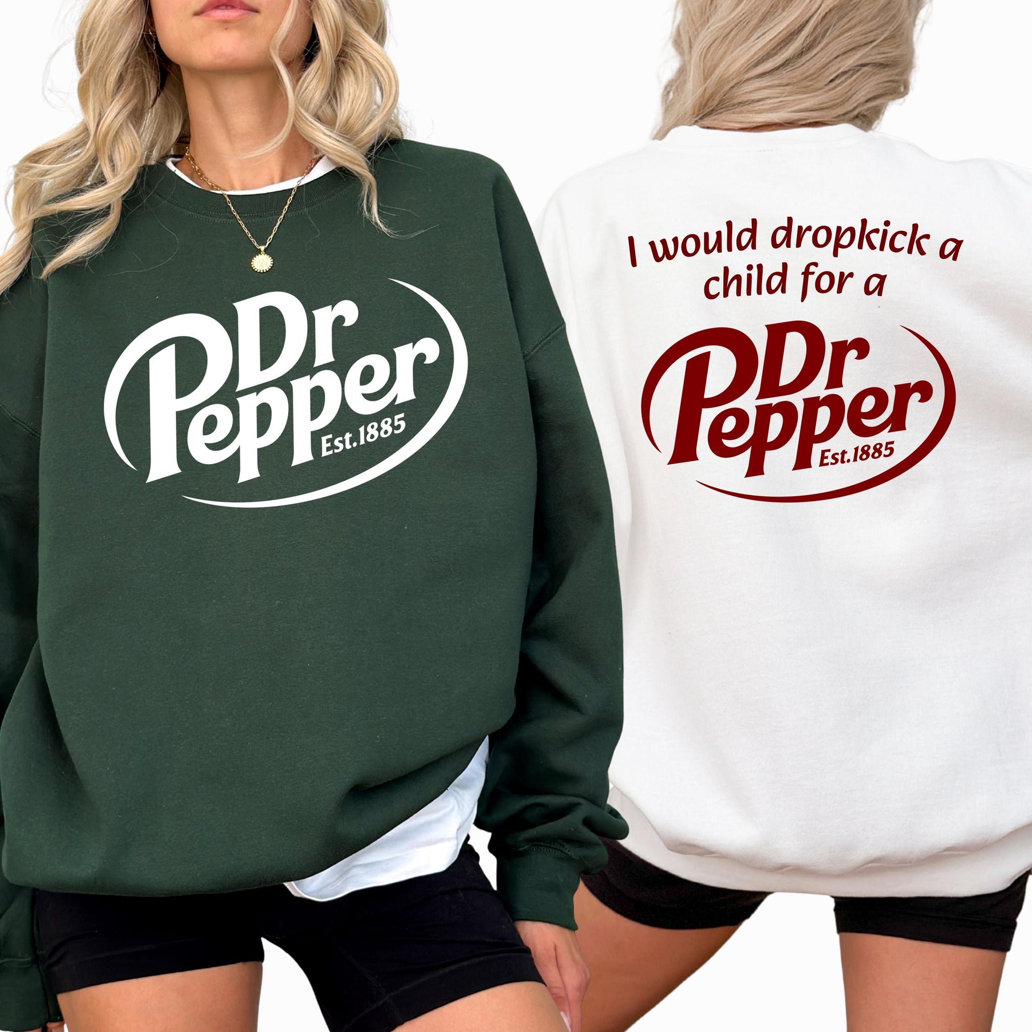 Funny Dr Pepper Inspired Sweatshirt – Retro Soda Humor Graphic Pullover