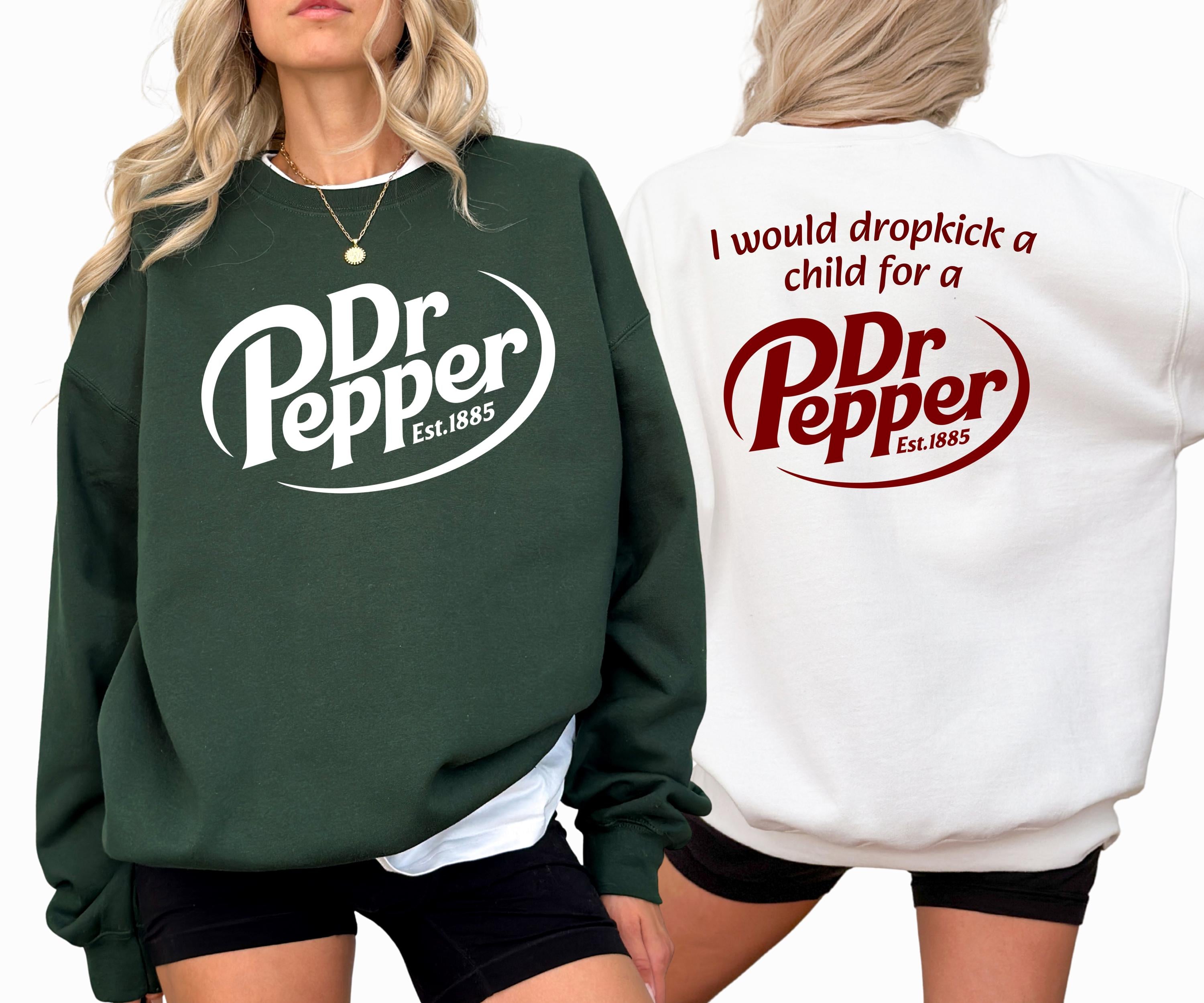 Funny Dr Pepper Inspired Sweatshirt – Retro Soda Humor Graphic Pullover