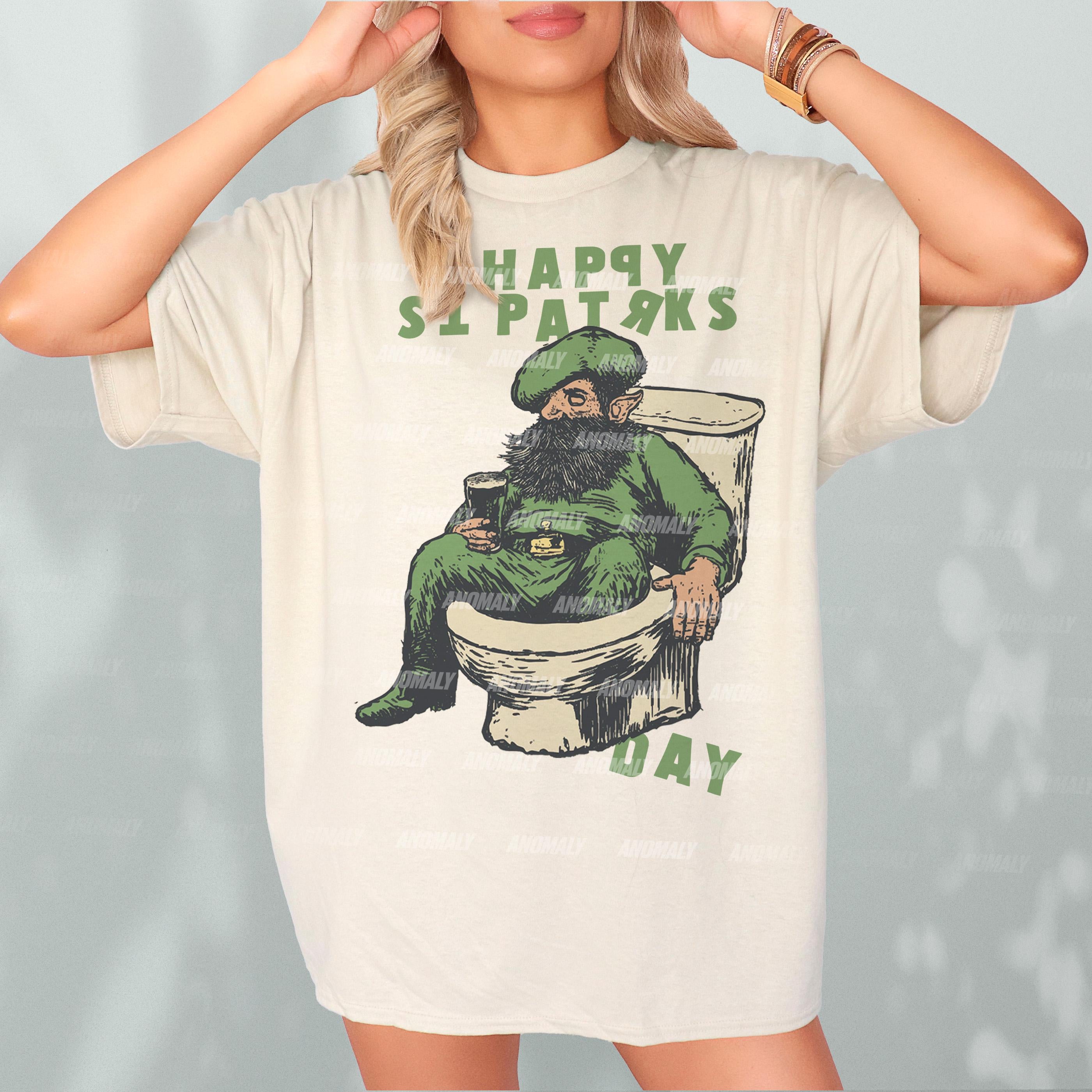 Funny Drunk Leprechaun St. Patrick’s Day T-Shirt or Sweatshirt
