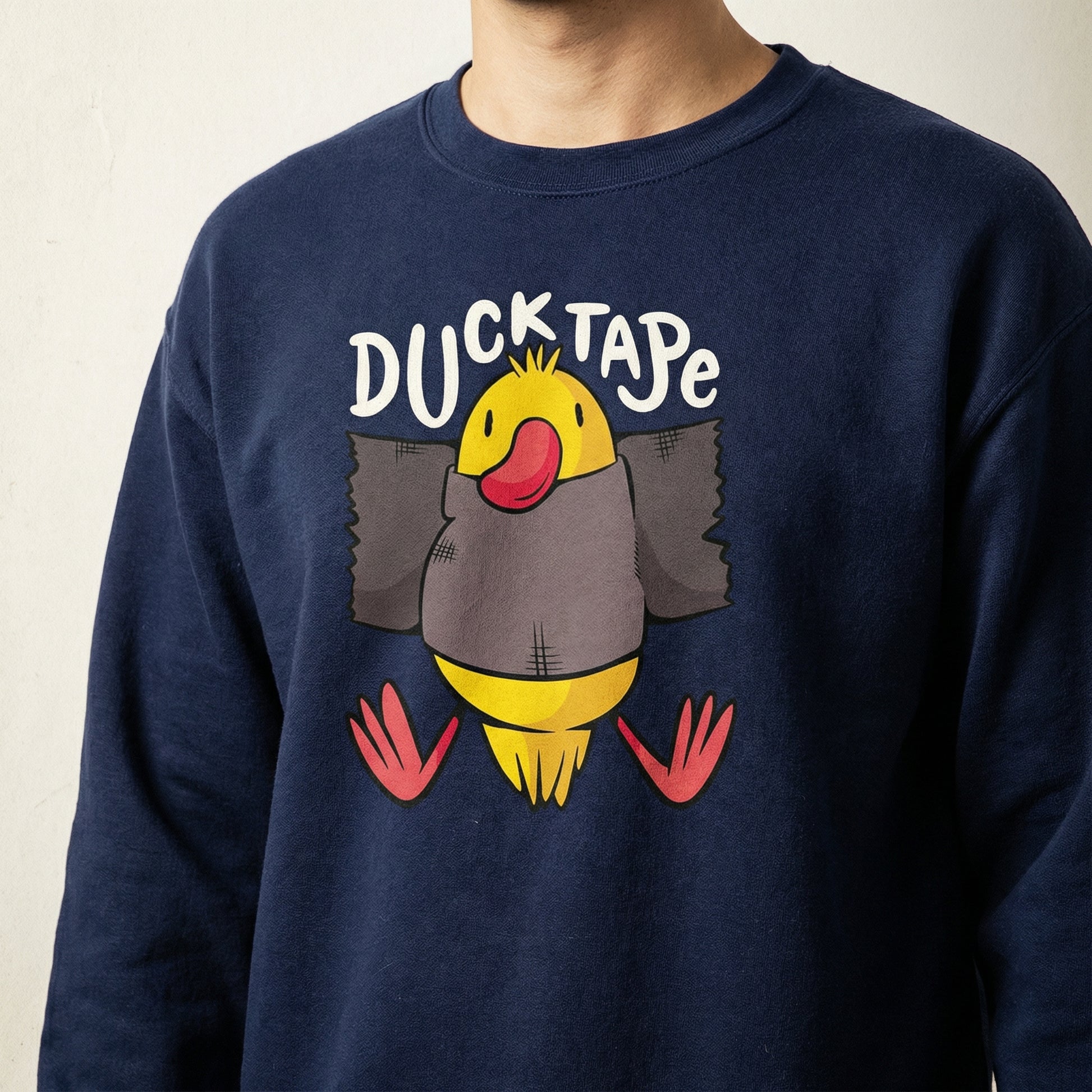 Funny Duct Tape Parody T-Shirt - Silly Duck Pun Graphic Tee