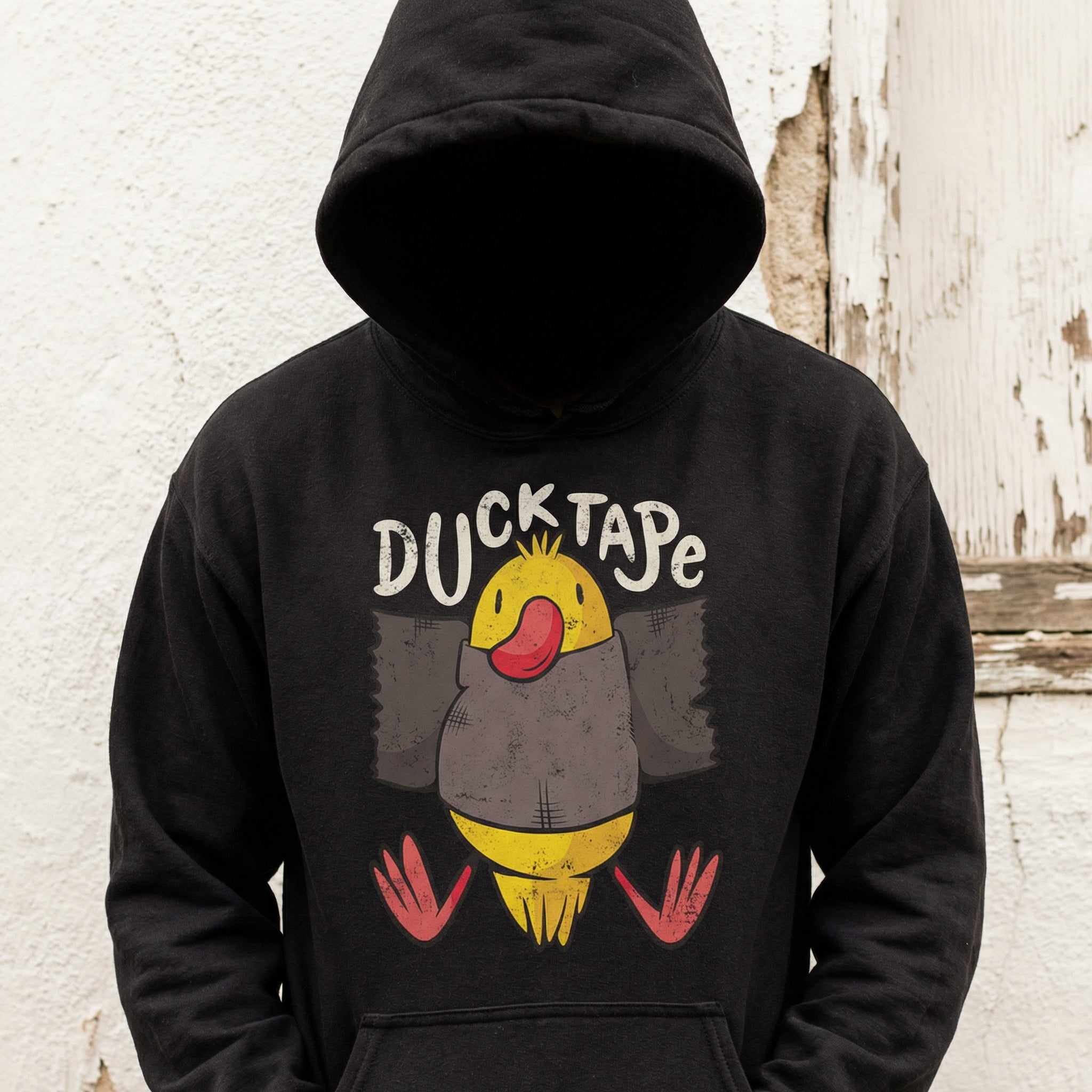 Funny Duct Tape Parody T-Shirt - Silly Duck Pun Graphic Tee