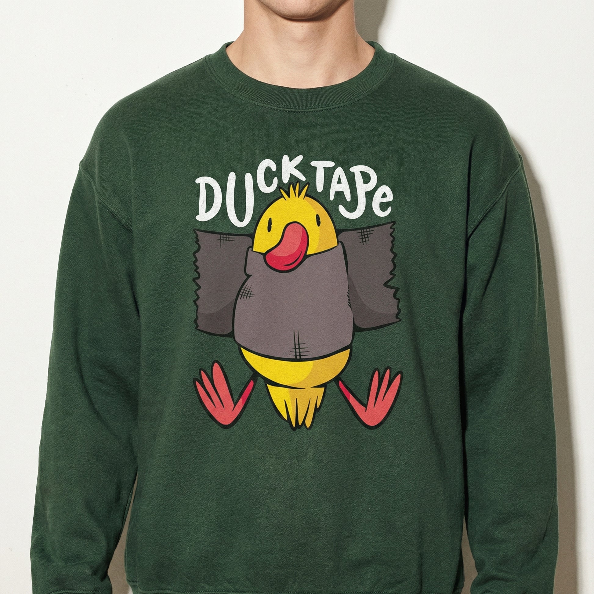Funny Duct Tape Parody T-Shirt - Silly Duck Pun Graphic Tee