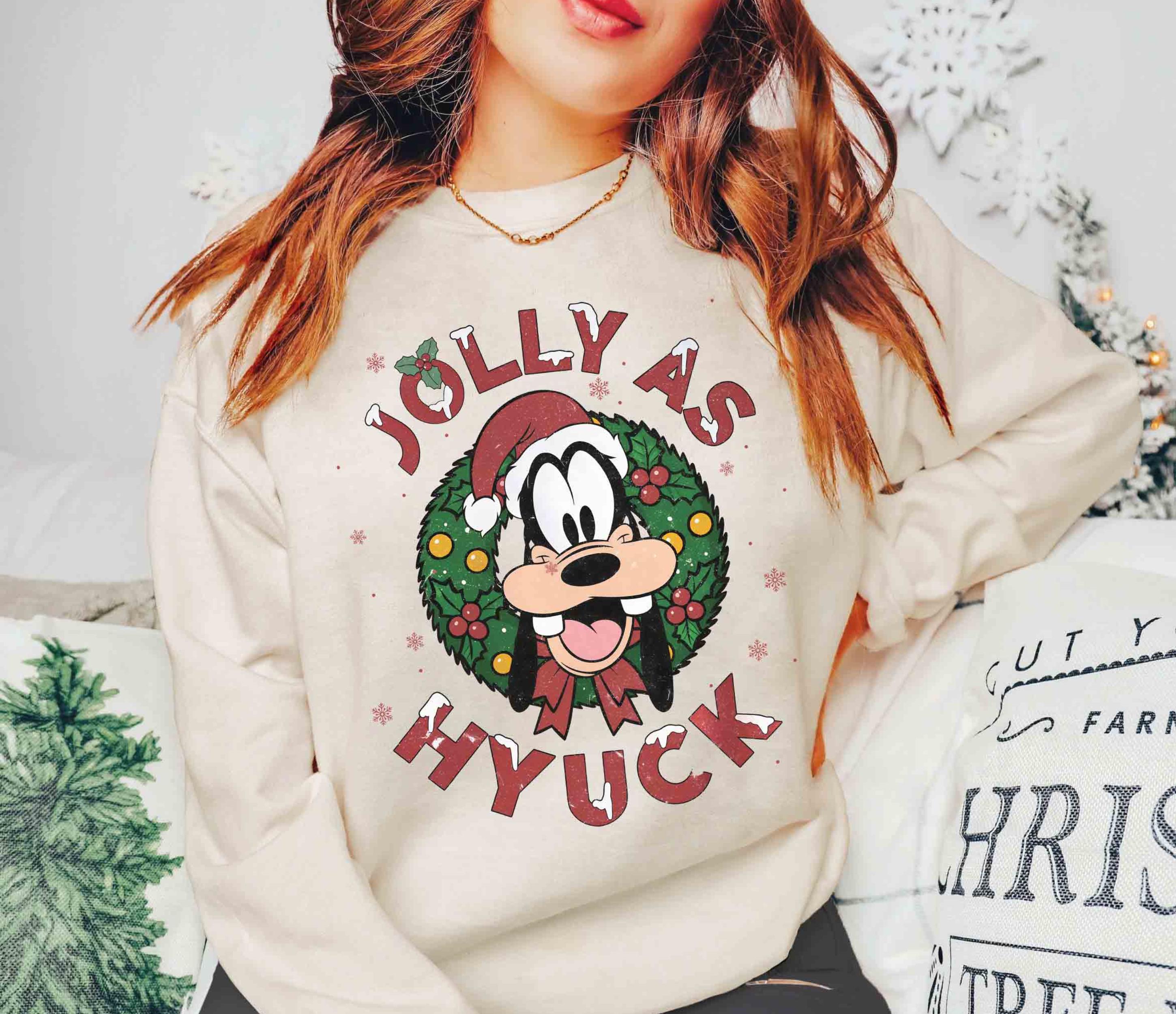 Funny Goofy Inspired Jolly As Hyuck Christmas Shirt – Santa Holiday Tee