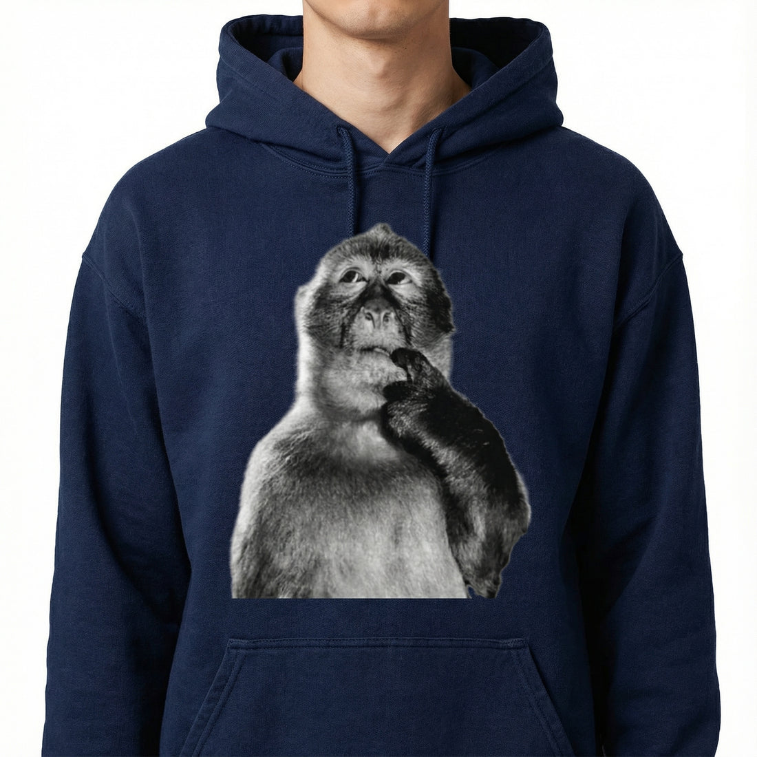 Funny Monkey Graphic Tee – 90s Vintage Bootleg Style – Oddcore Humor T-Shirt