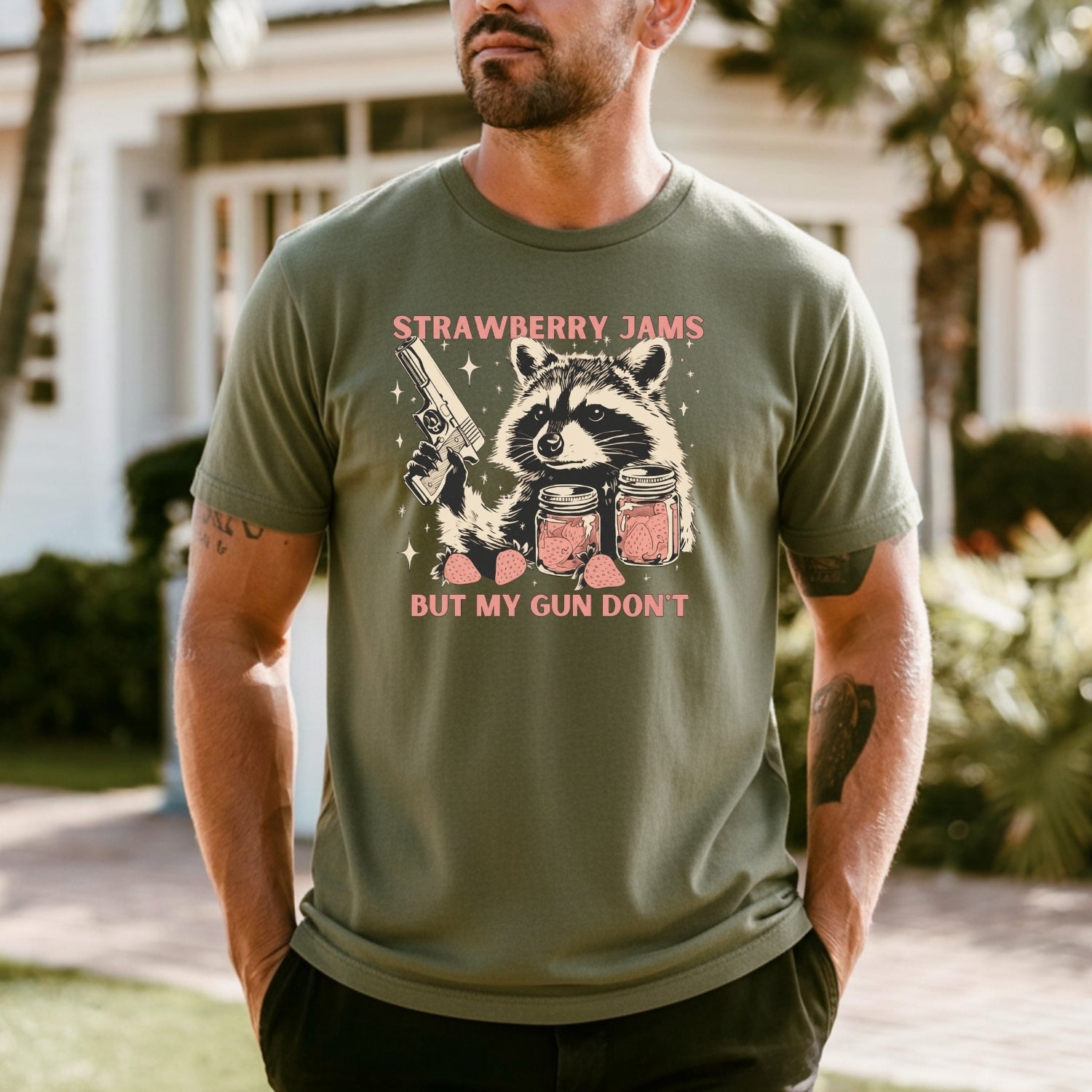 Funny Raccoon T-Shirt - Vintage Meme Graphic Tee for Men & Women