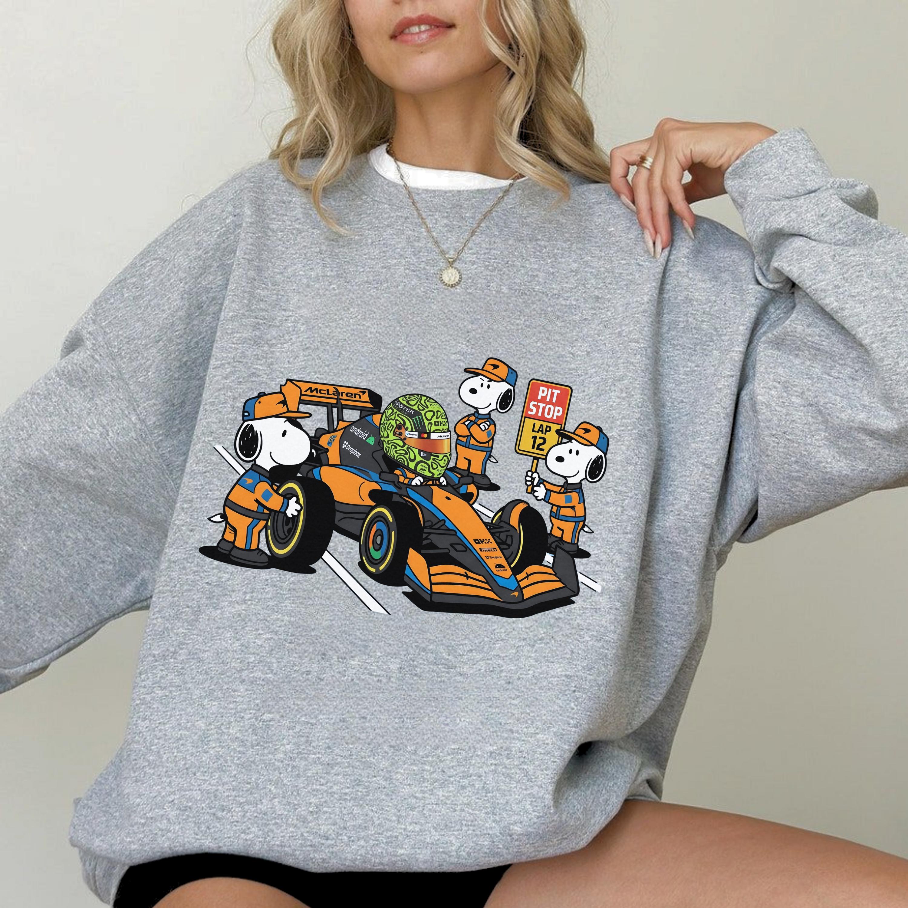 Funny Racing Pit Crew Graphic T-Shirt – Cartoon Motorsport Fan Tee