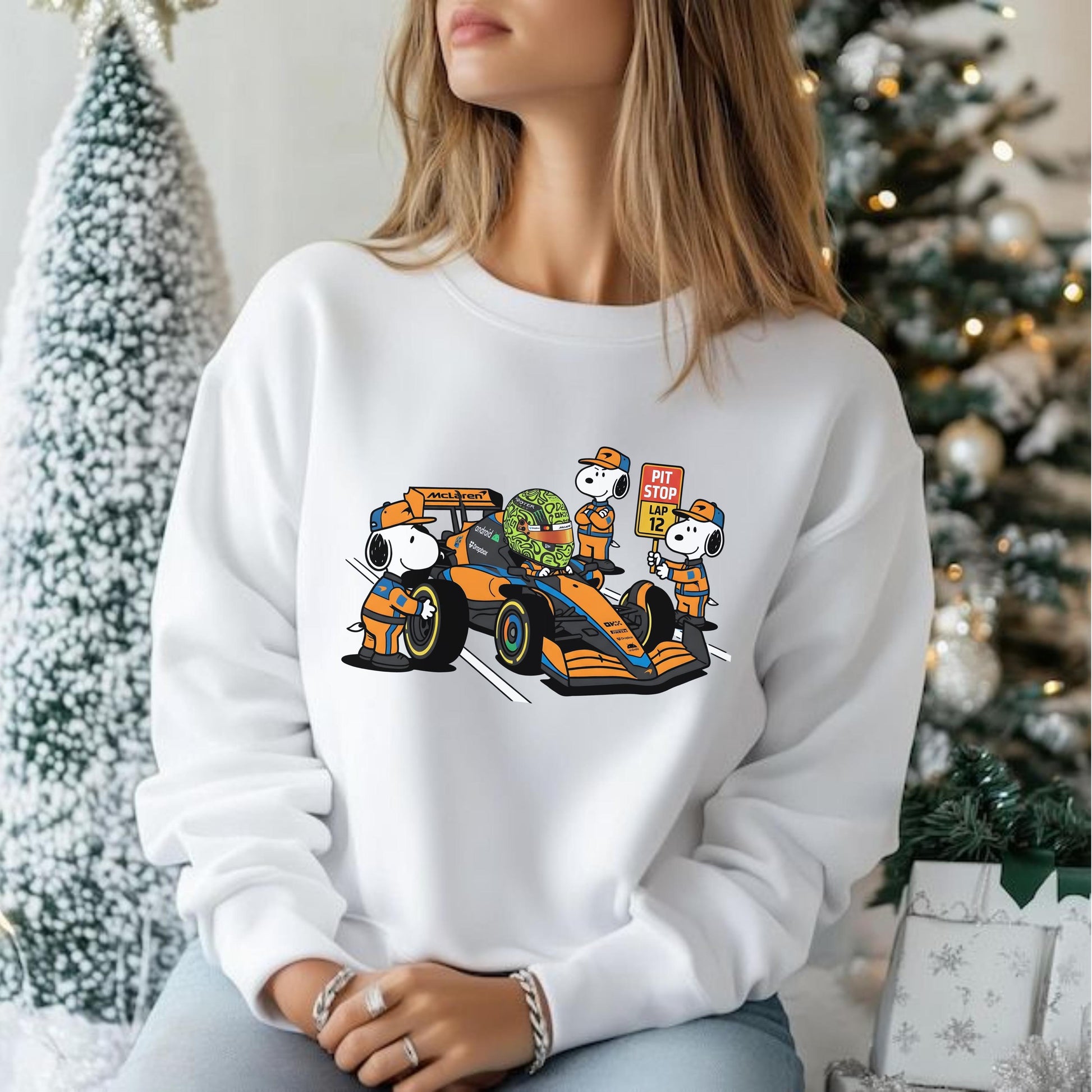 Funny Racing Pit Crew Graphic T-Shirt – Cartoon Motorsport Fan Tee