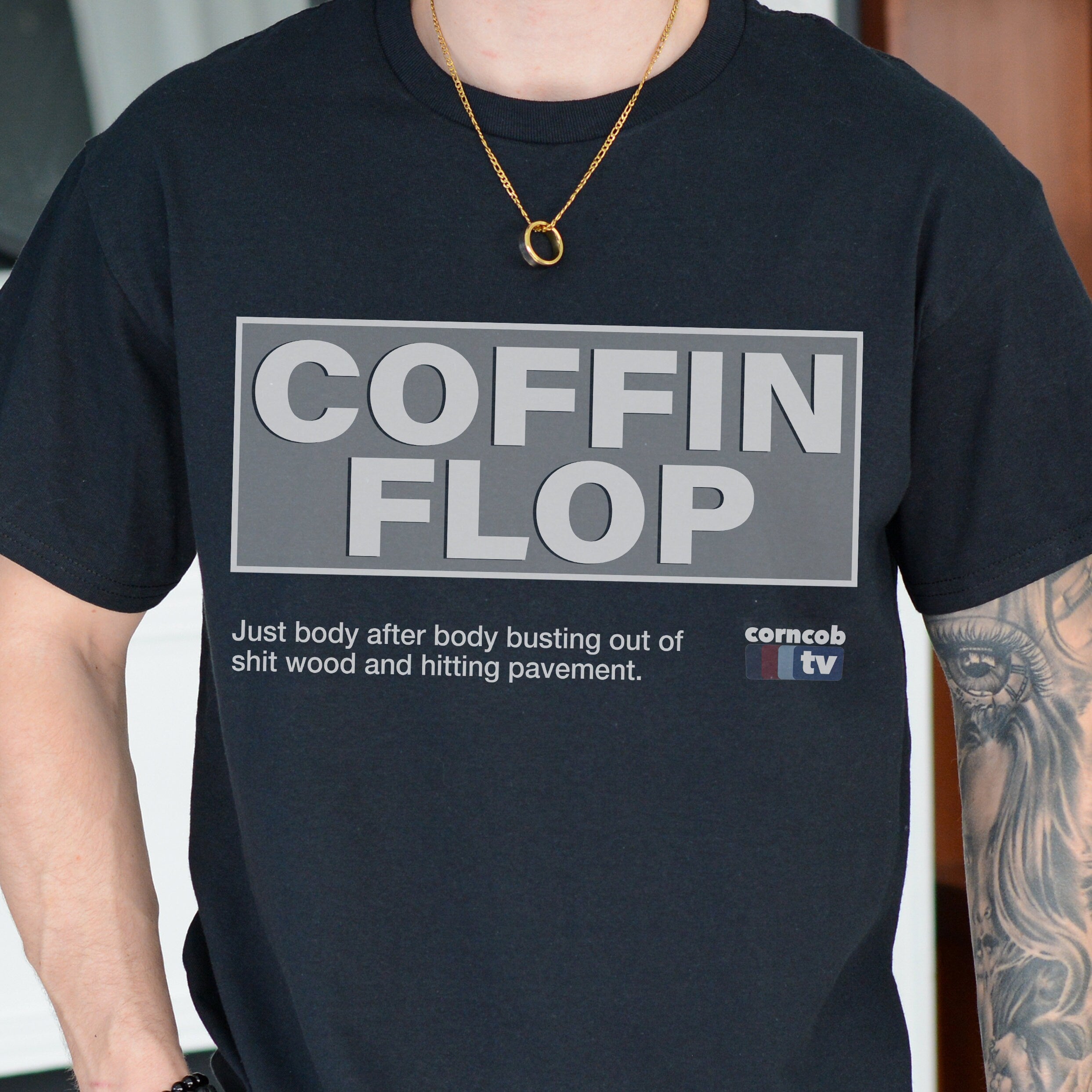 Funny Tim Robinson Coffin Flop T-Shirt – TV Show Inspired Graphic Tee