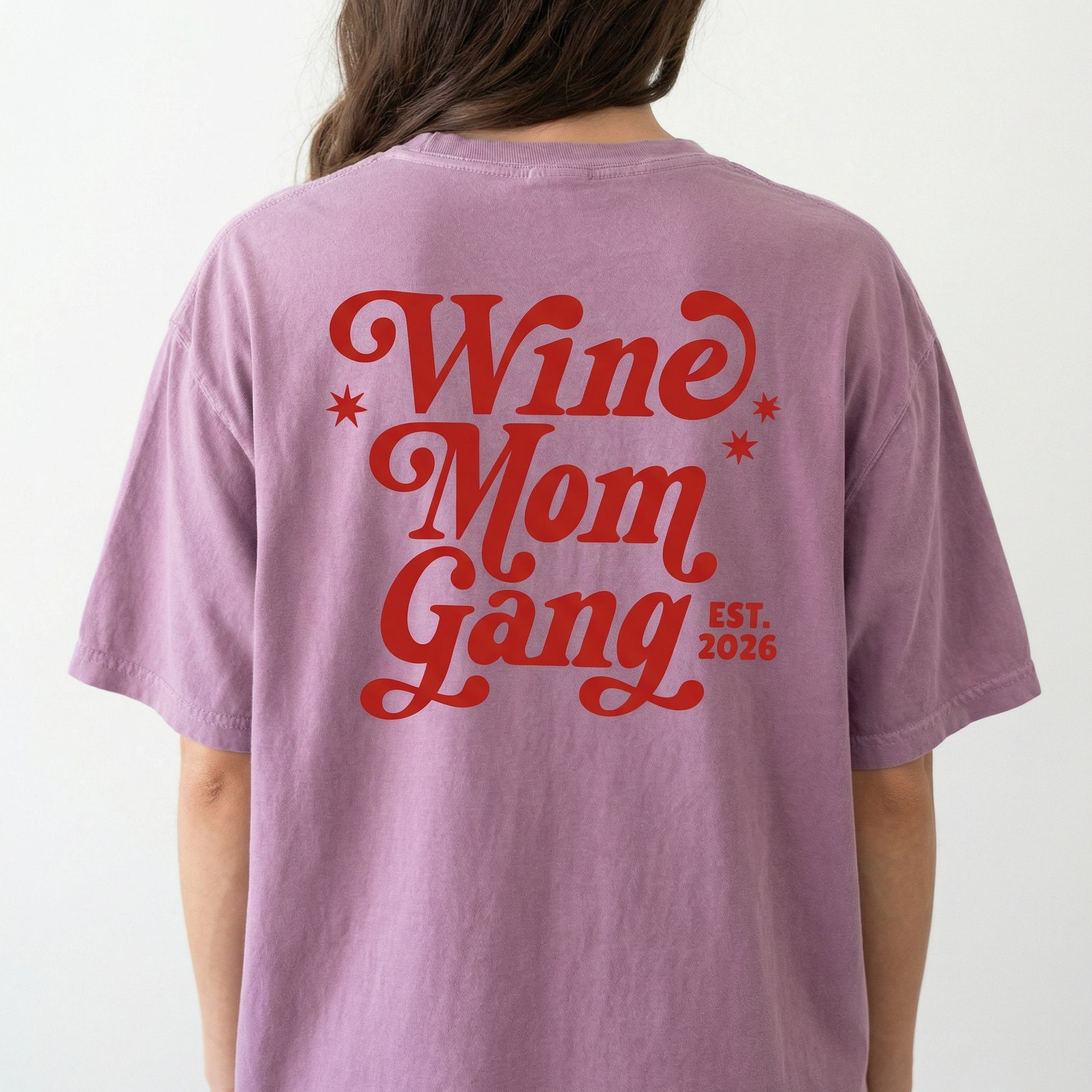 Funny Wine Mom Graphic T-Shirt – Organized Moms Humor Tee