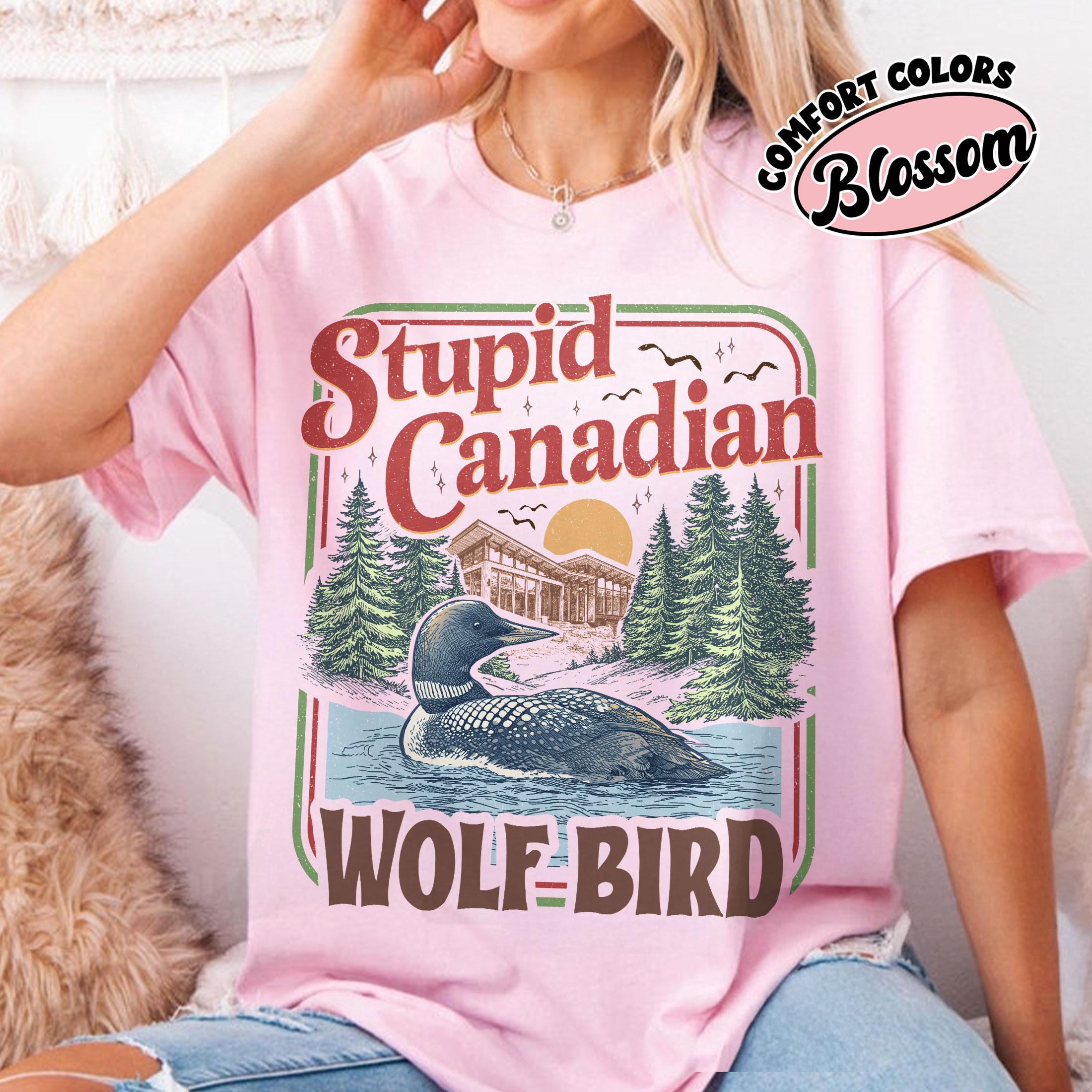 Funny Wolf Bird Graphic T-Shirt – Hockey Rivalry Inspired Animal Tee