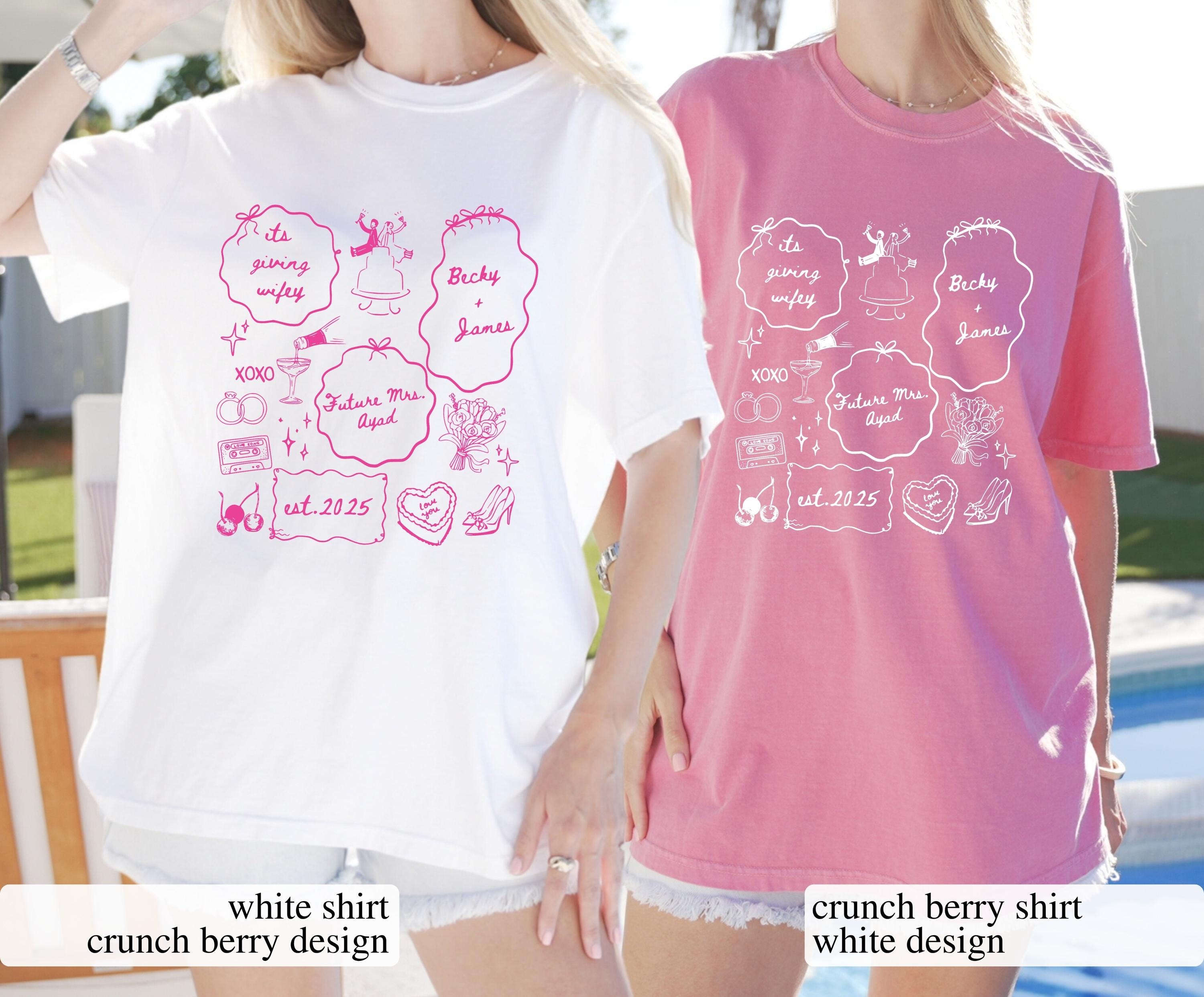 Future Mrs Graphic T-Shirt - Custom Personalized Bride To Be Engagement Tee