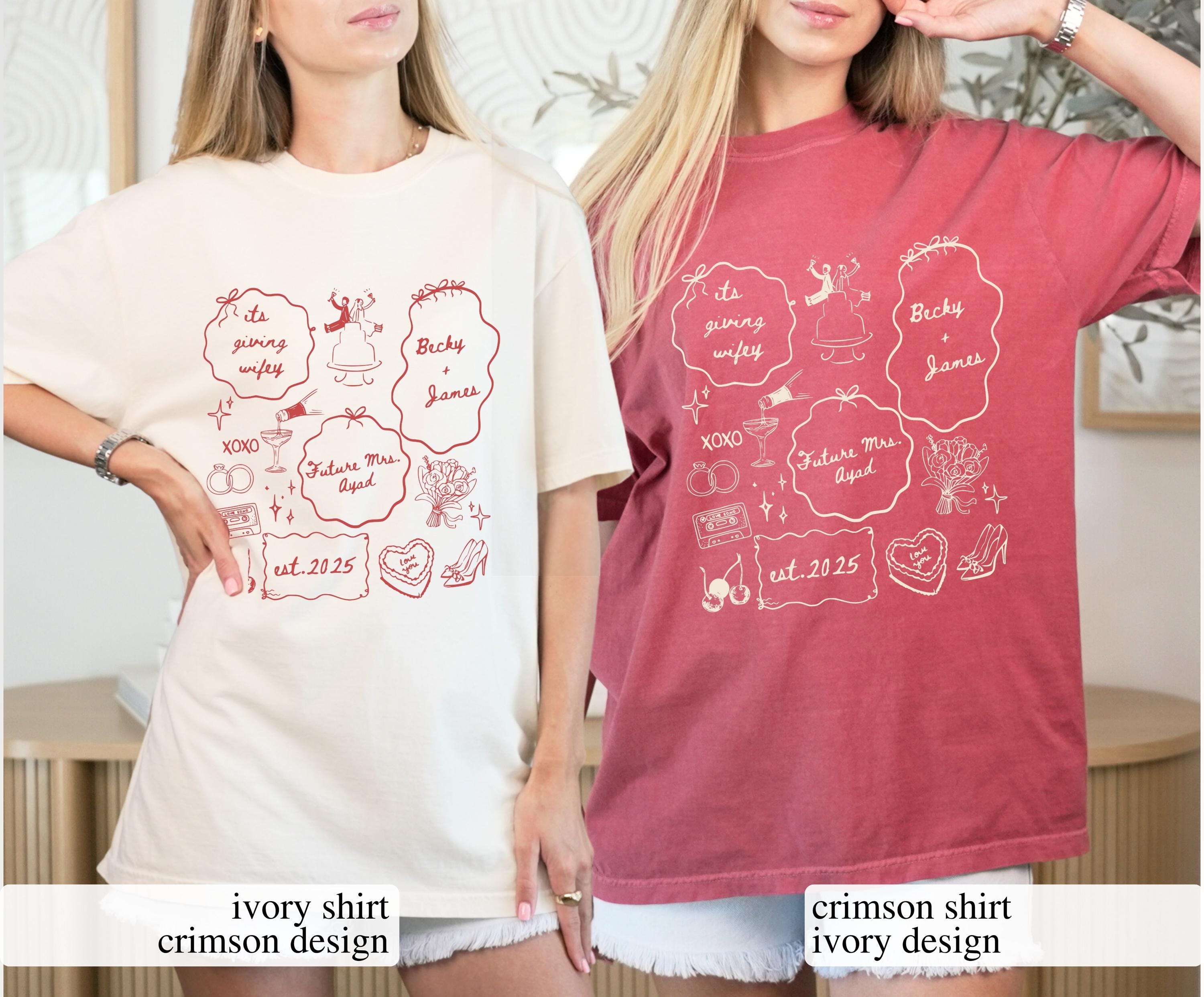 Future Mrs Graphic T-Shirt - Custom Personalized Bride To Be Engagement Tee