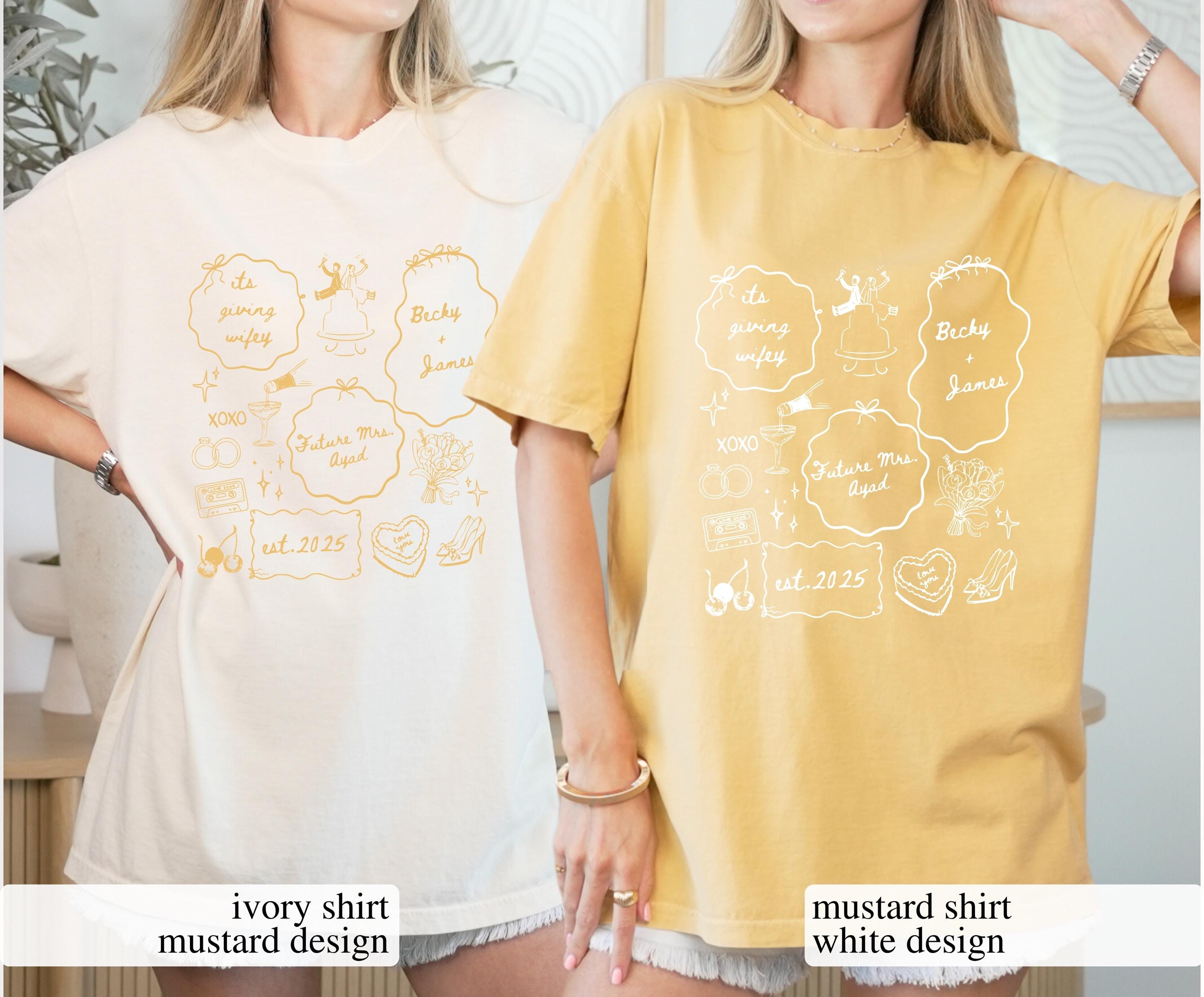 Future Mrs Graphic T-Shirt - Custom Personalized Bride To Be Engagement Tee