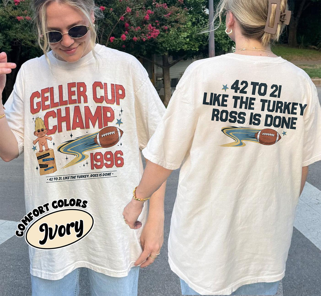 Geller Bowl Inspired Friendsgiving Shirt – Funny Thanksgiving Football Tee