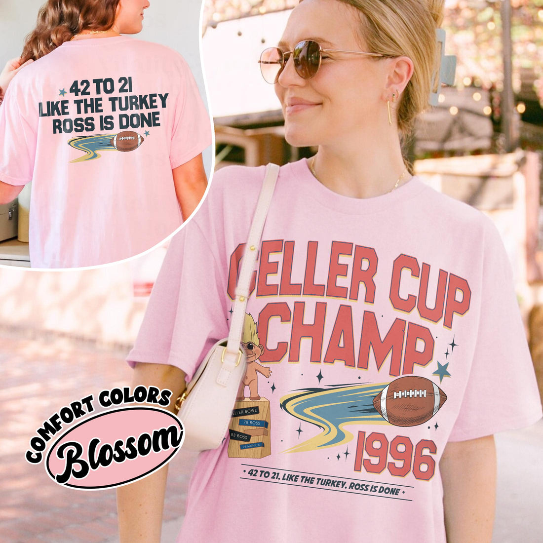 Geller Bowl Inspired Friendsgiving Shirt – Funny Thanksgiving Football Tee