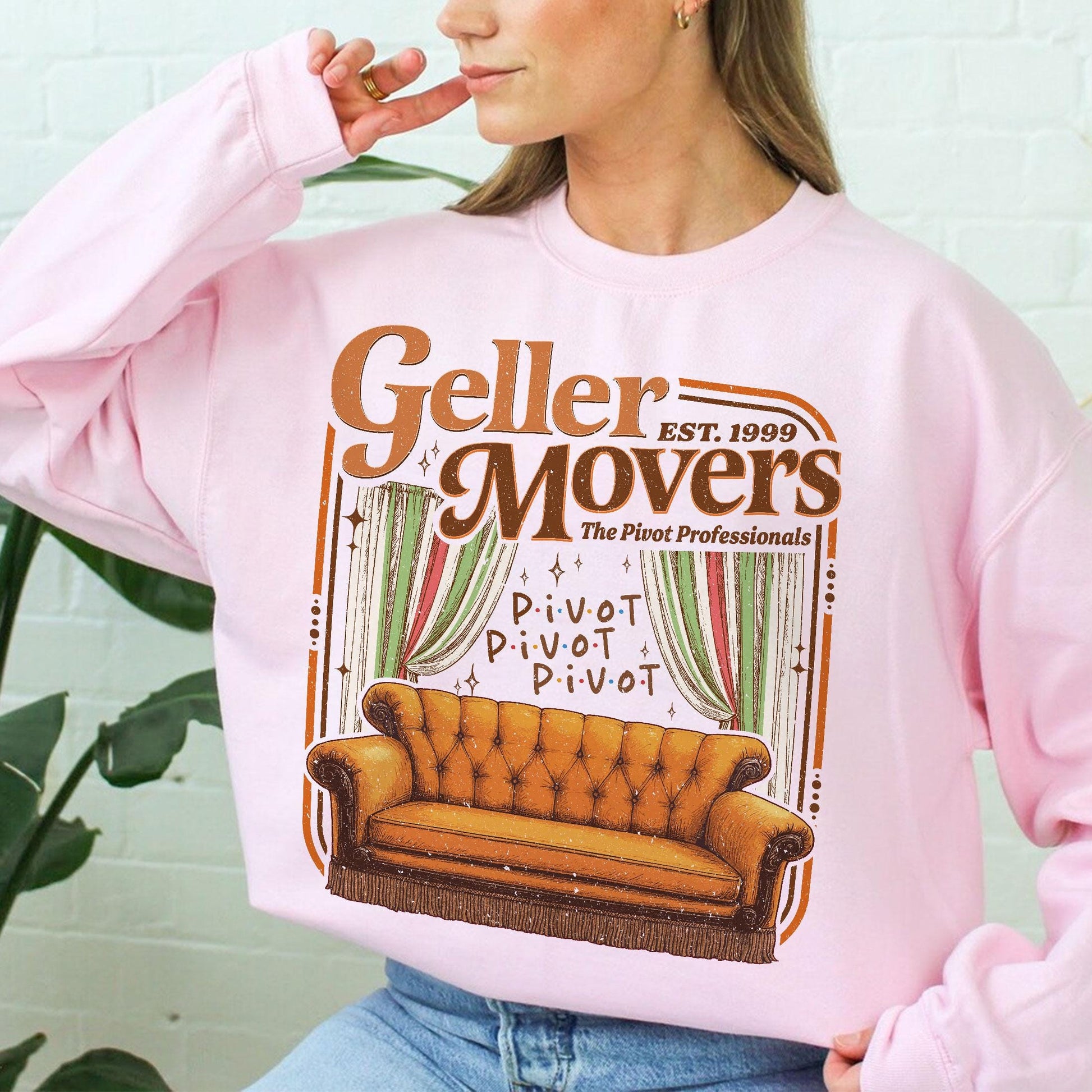 Geller Movers Graphic Shirt – Friends-Inspired Pivot Thanksgiving TV Show Apparel