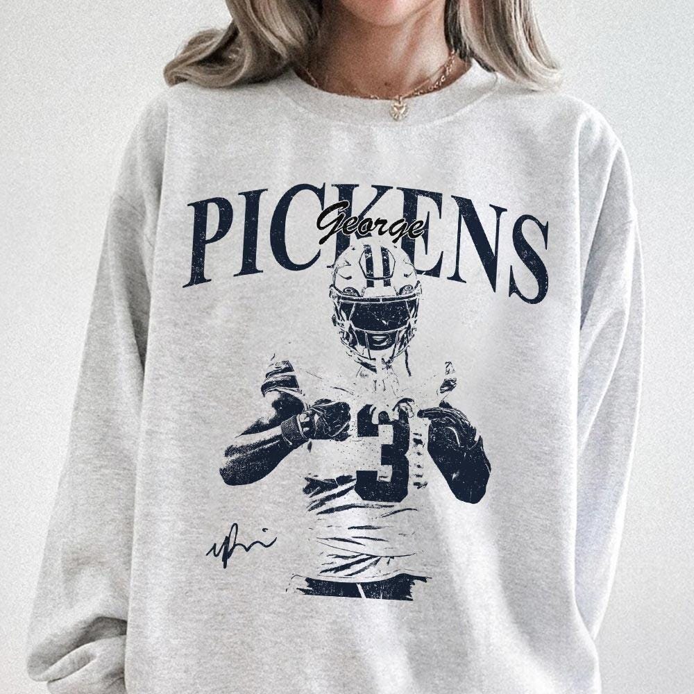 Vintage Football Graphic T-Shirt – Inspired by George Pickens, Retro Fan Tee Unisex