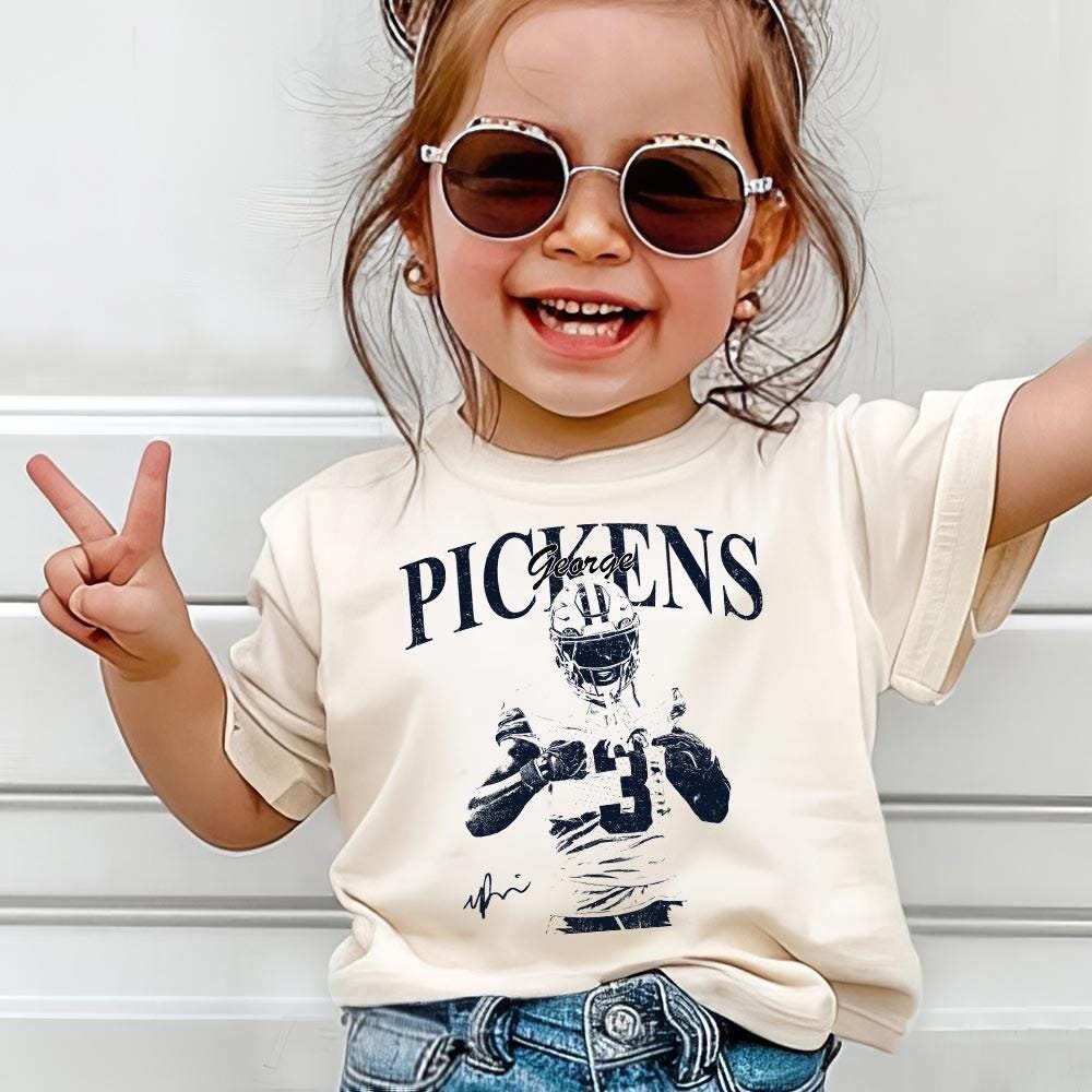 Vintage Football Graphic T-Shirt – Inspired by George Pickens, Retro Fan Tee Unisex