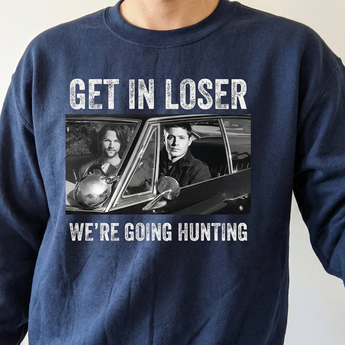 Get In Loser We’re Going Hunting Shirt – Vintage Winchester Monster Hunter Graphic Tee