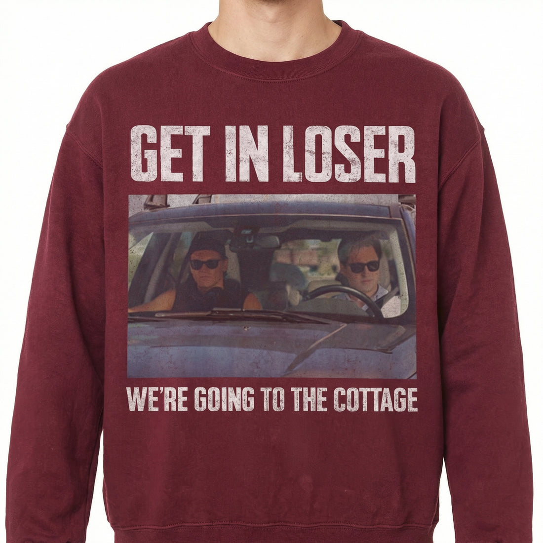 Get In Loser We’re Going To The Cottage Graphic T-Shirt - Funny Heated Rivalry Inspired Tee