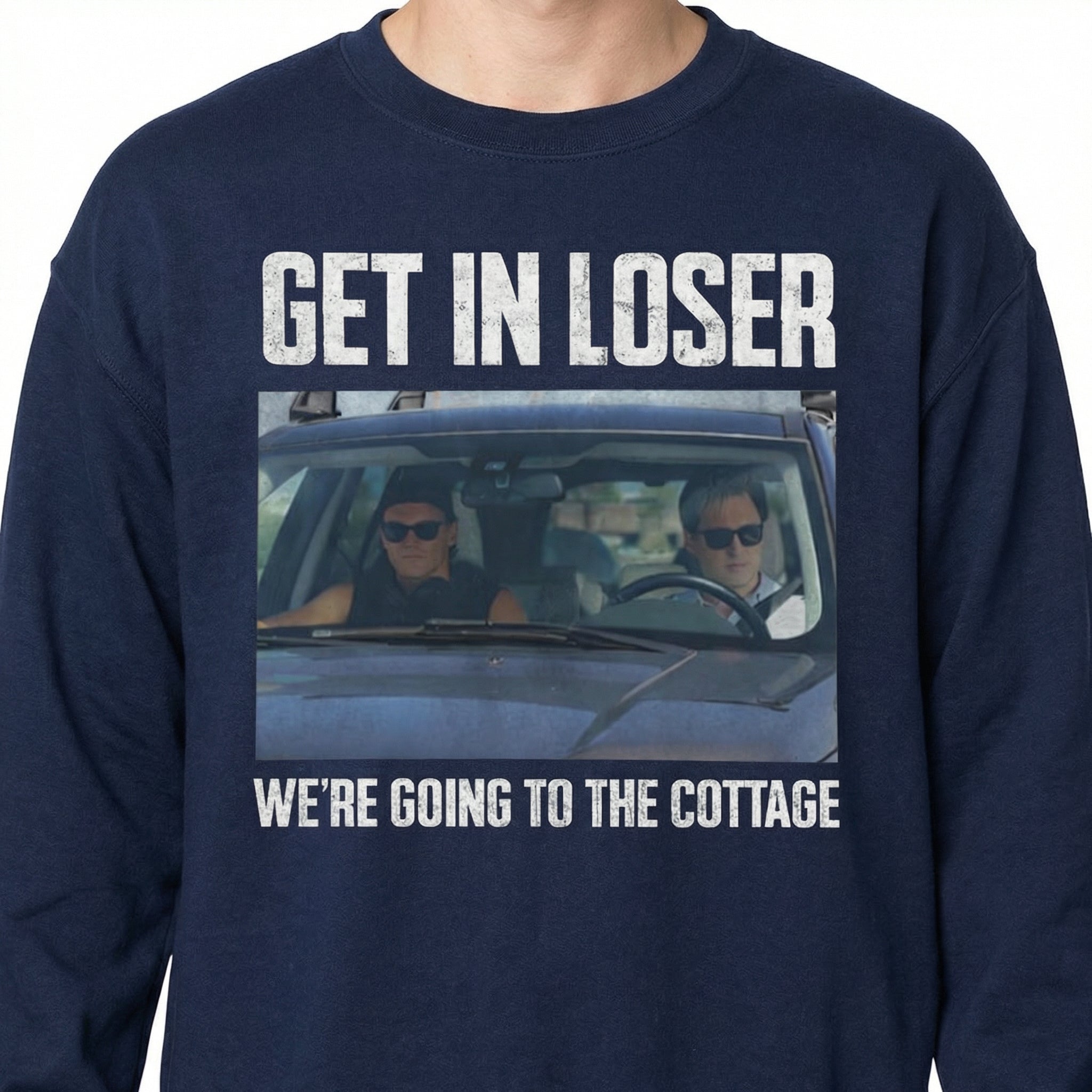 Get In Loser We’re Going To The Cottage Graphic T-Shirt - Funny Heated Rivalry Inspired Tee