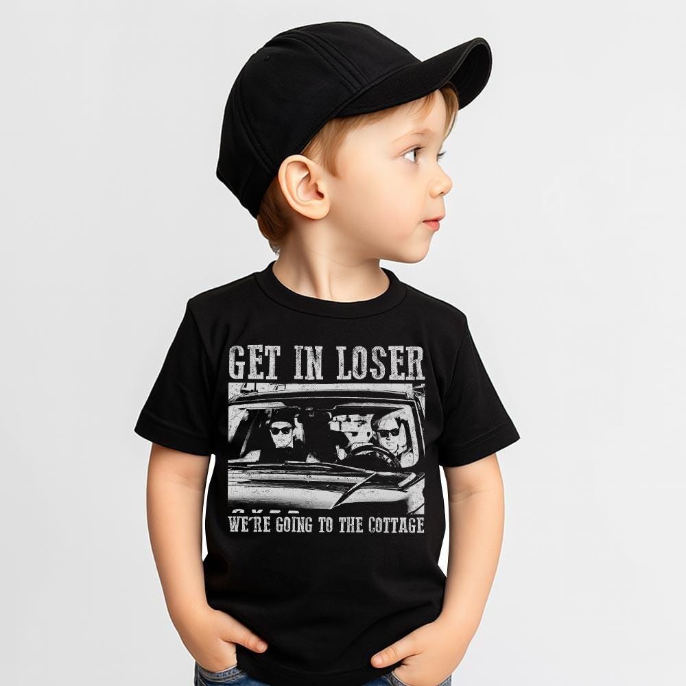 Get In Loser We’re Going to the Cottage Graphic T-Shirt – Funny Vacation Quote Tee