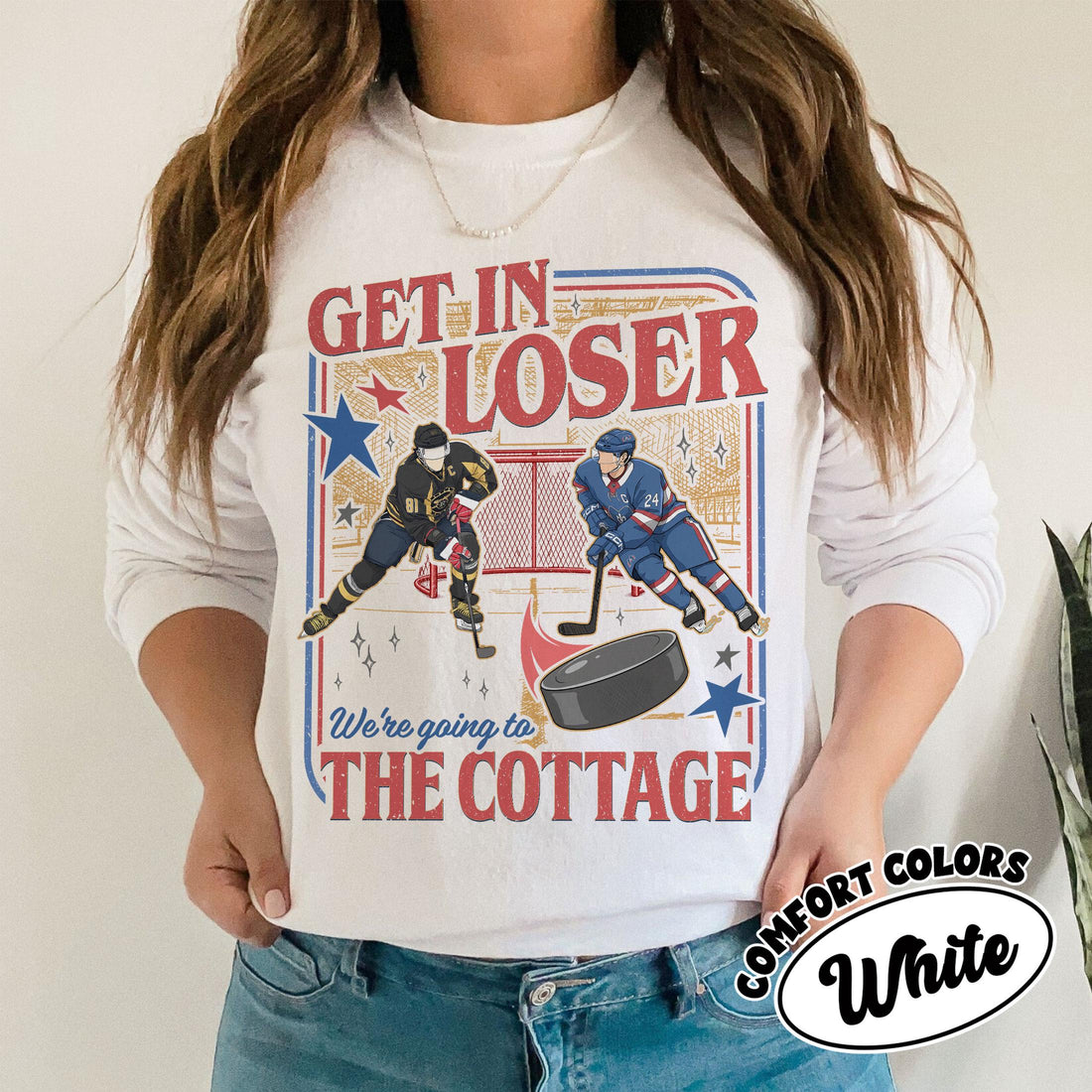 Get In Loser We're Going to the Cottage Shirt – Heated Rivalry Pride Graphic Tee