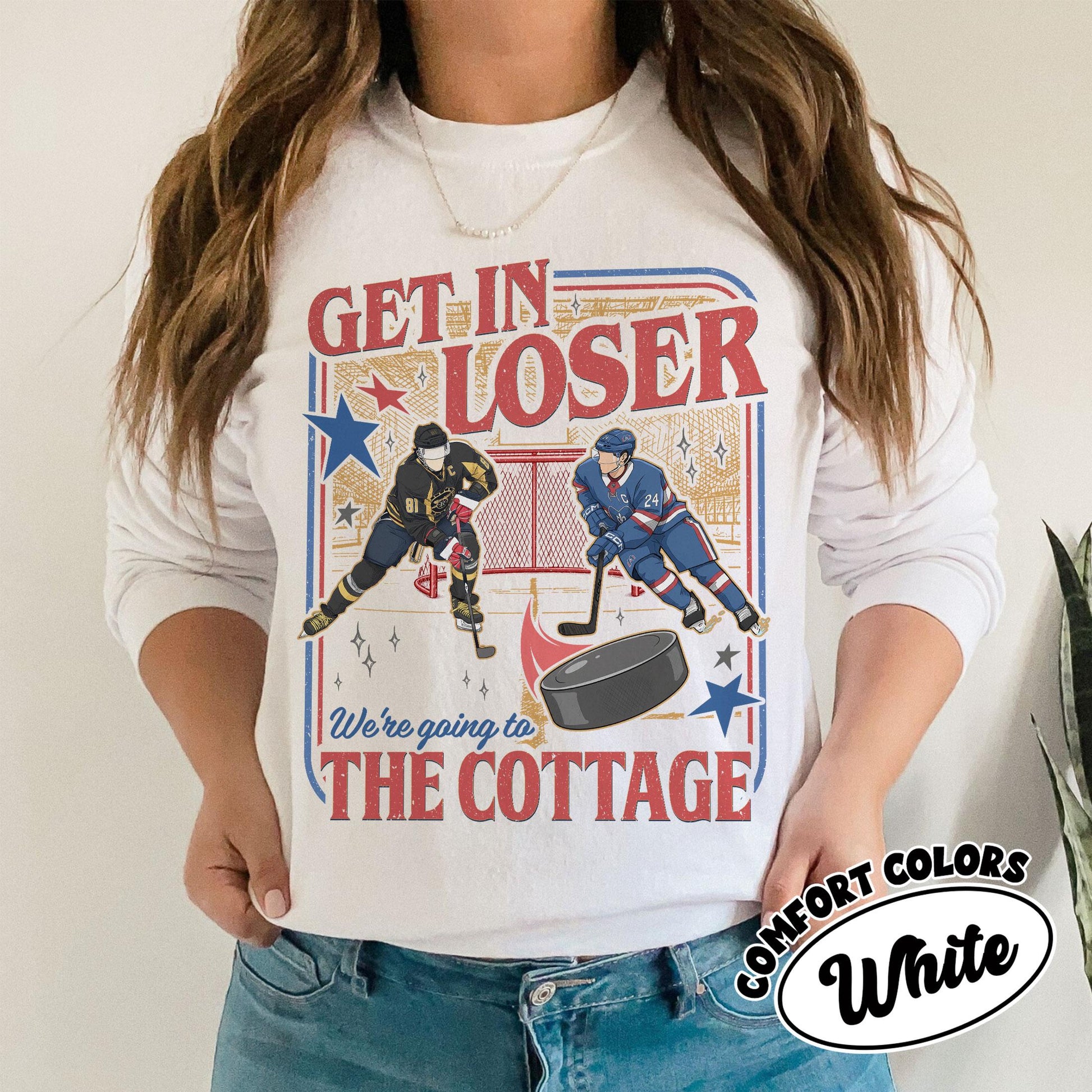 Get In Loser We're Going to the Cottage Shirt – Heated Rivalry Pride Graphic Tee
