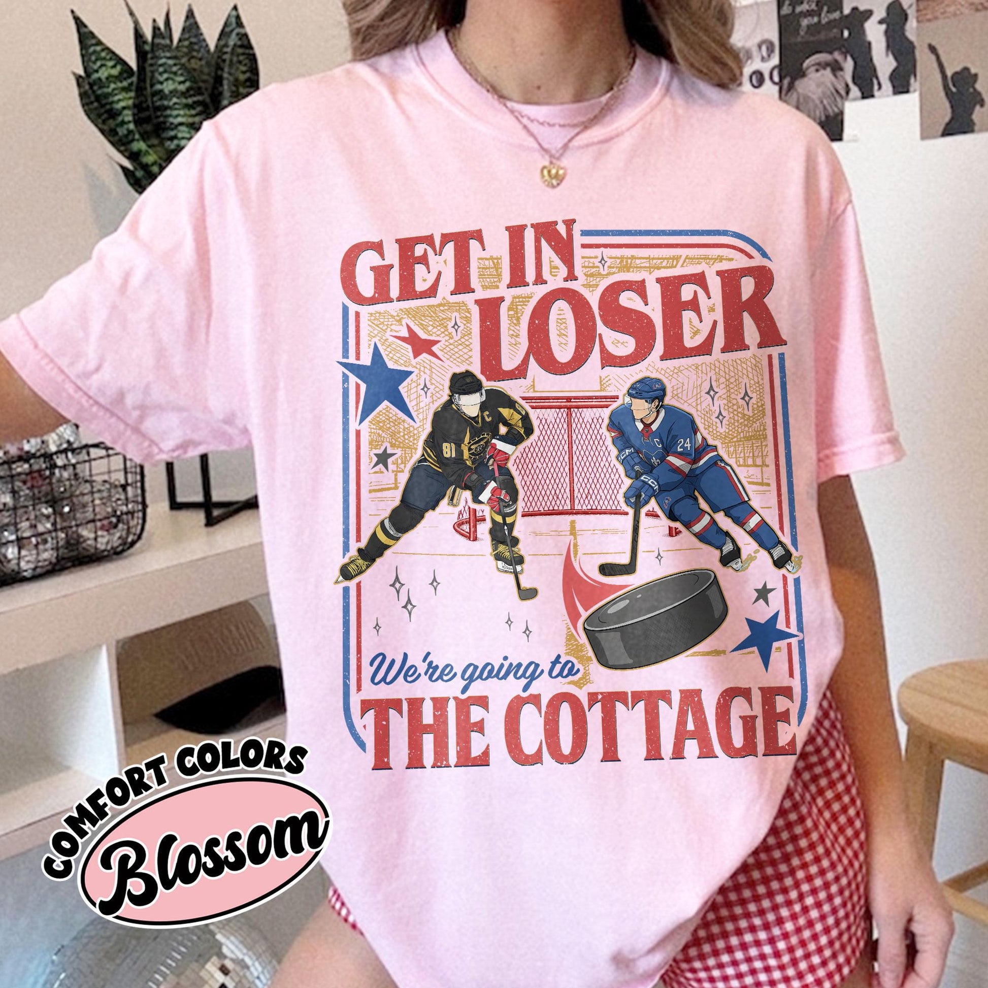 Get In Loser We're Going to the Cottage Shirt – Heated Rivalry Pride Graphic Tee