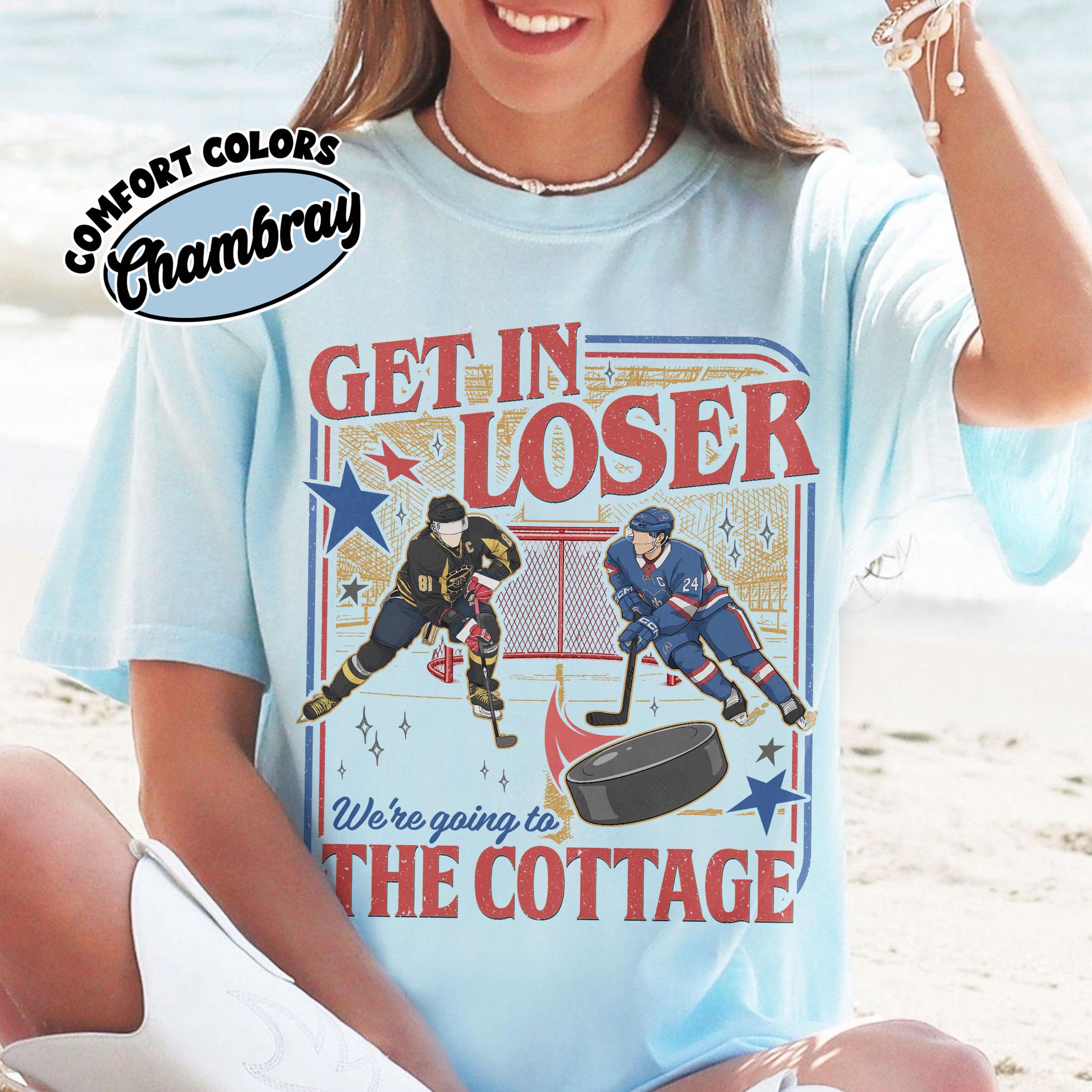 Get In Loser We're Going to the Cottage Shirt – Heated Rivalry Pride Graphic Tee