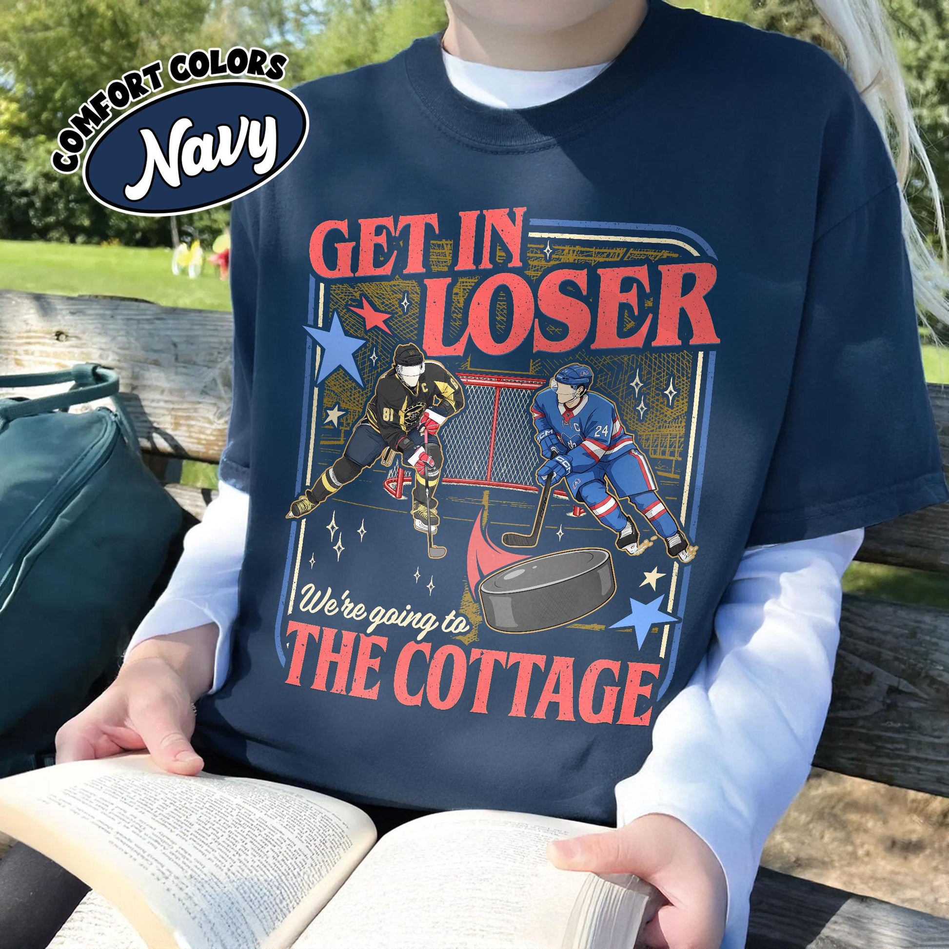 Get In Loser We're Going to the Cottage Shirt – Heated Rivalry Pride Graphic Tee