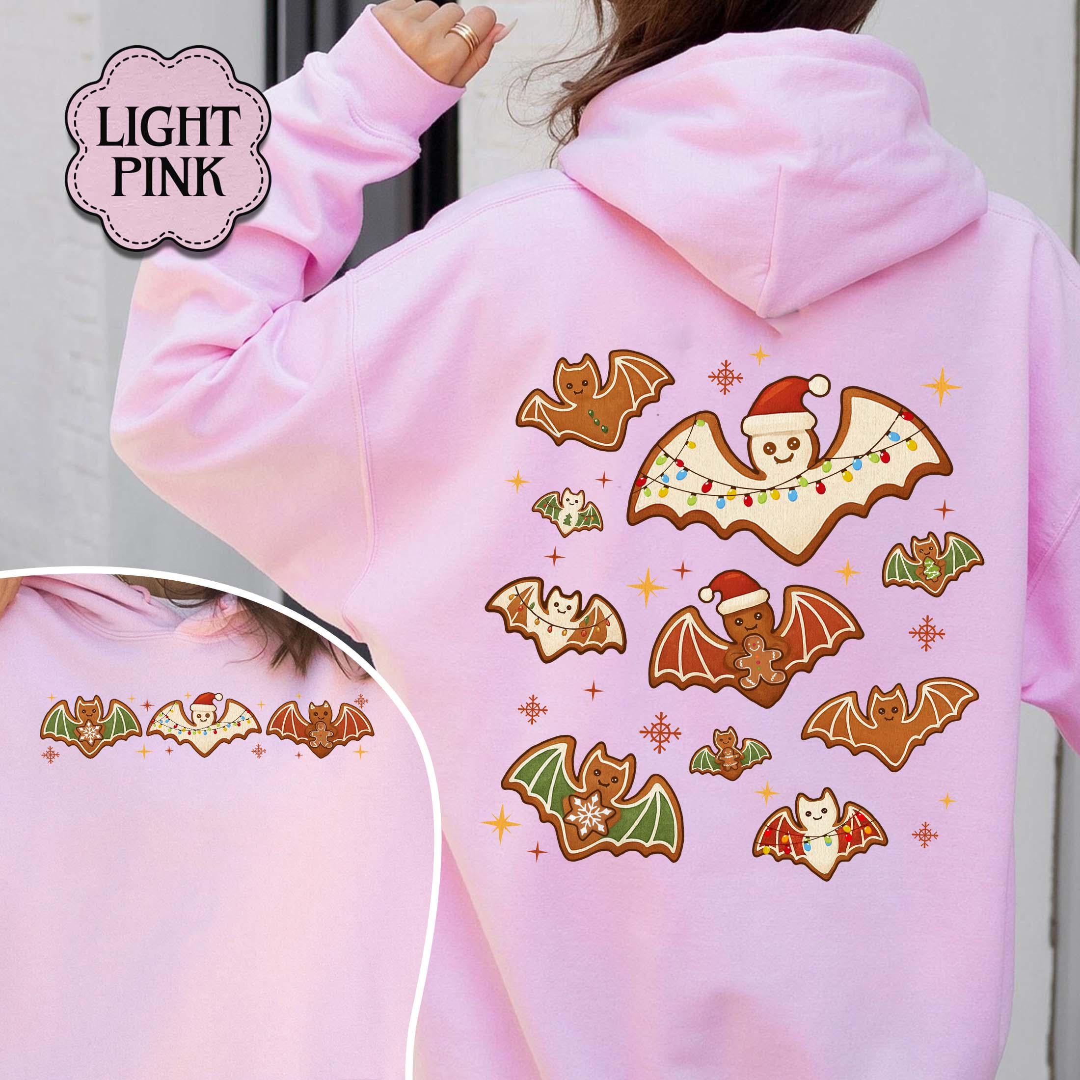 Gingerbread Bats Christmas Hoodie – Spooky Holiday Sweatshirt