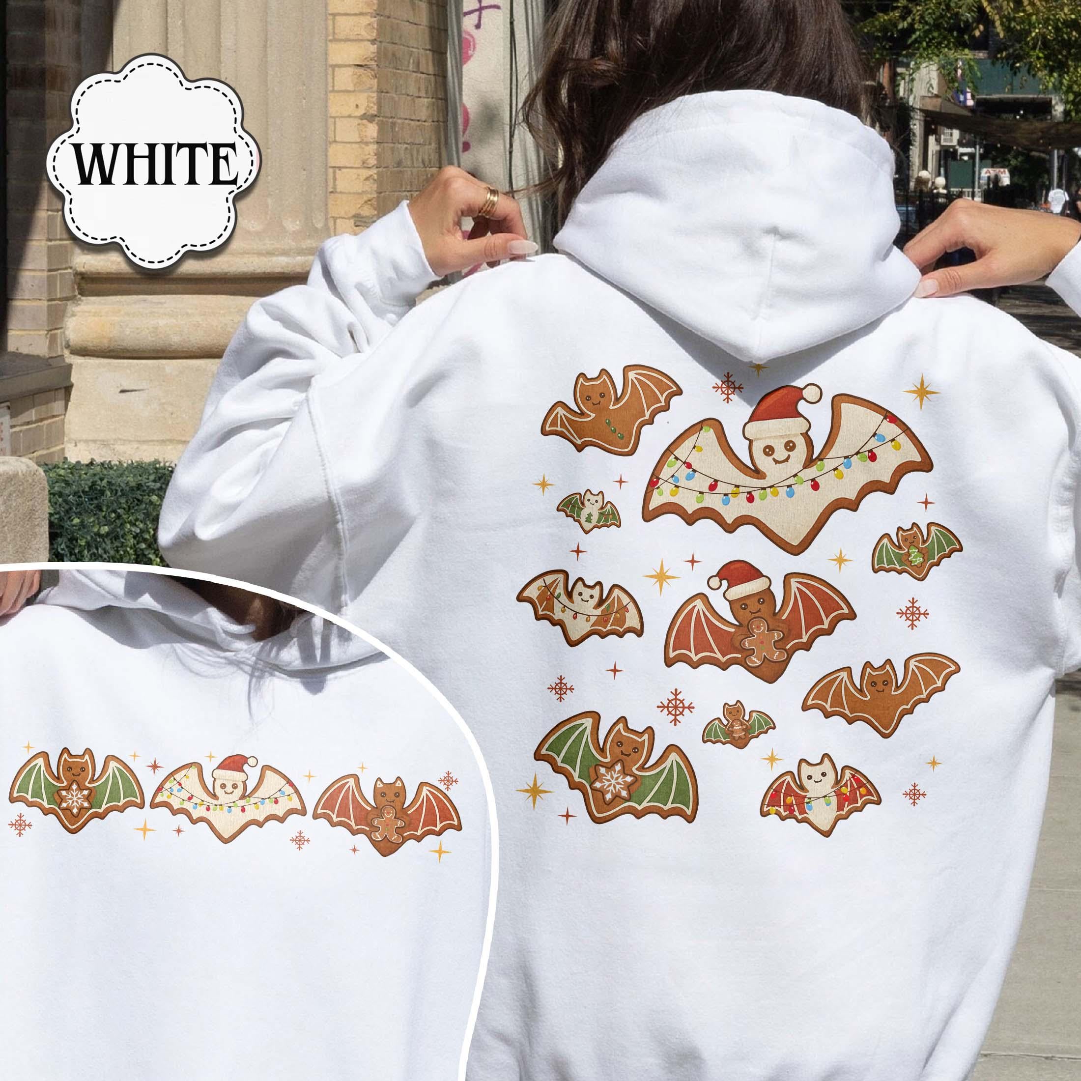 Gingerbread Bats Christmas Hoodie – Spooky Holiday Sweatshirt
