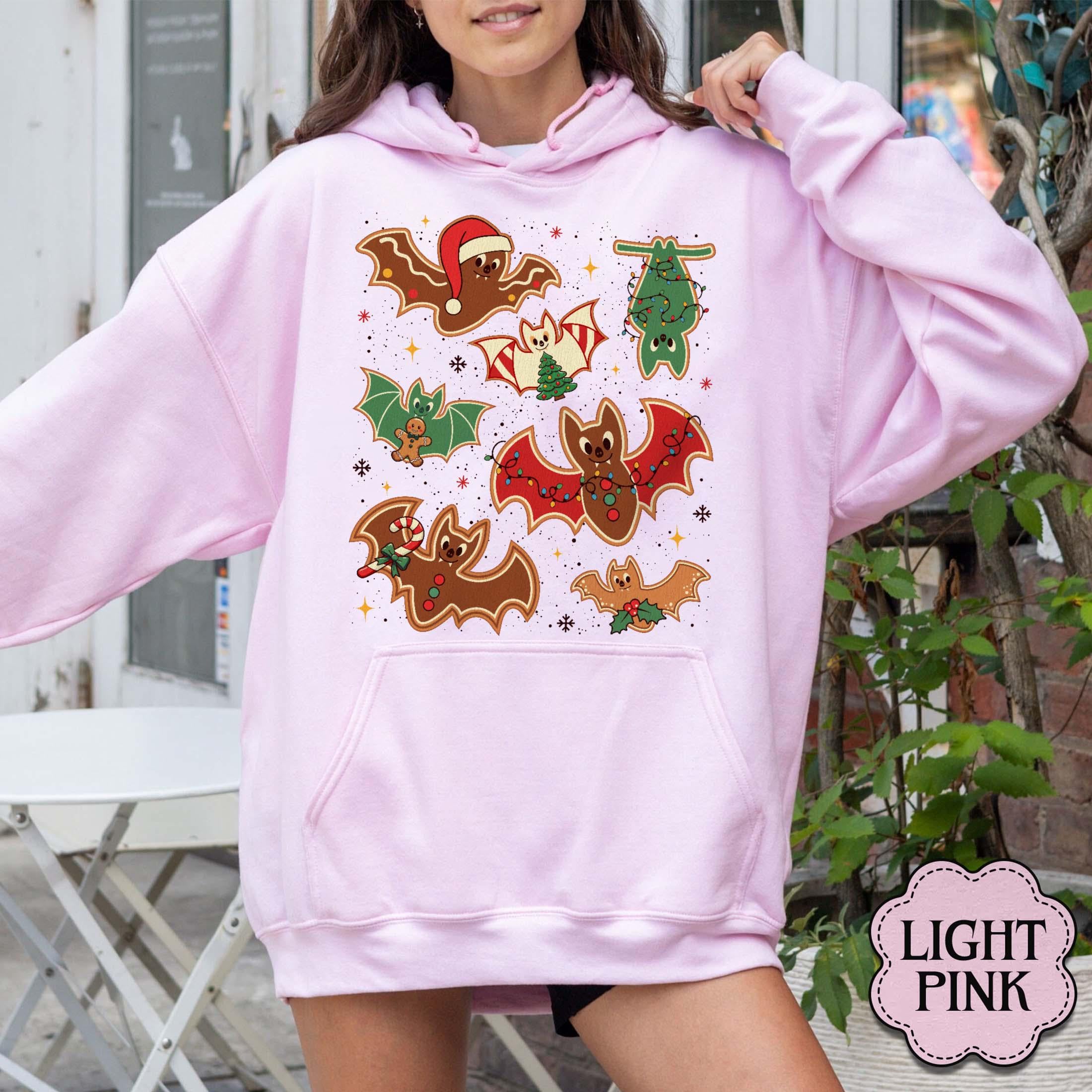 Gingerbread Bats Christmas Sweatshirt – Gothic Holiday Shirt