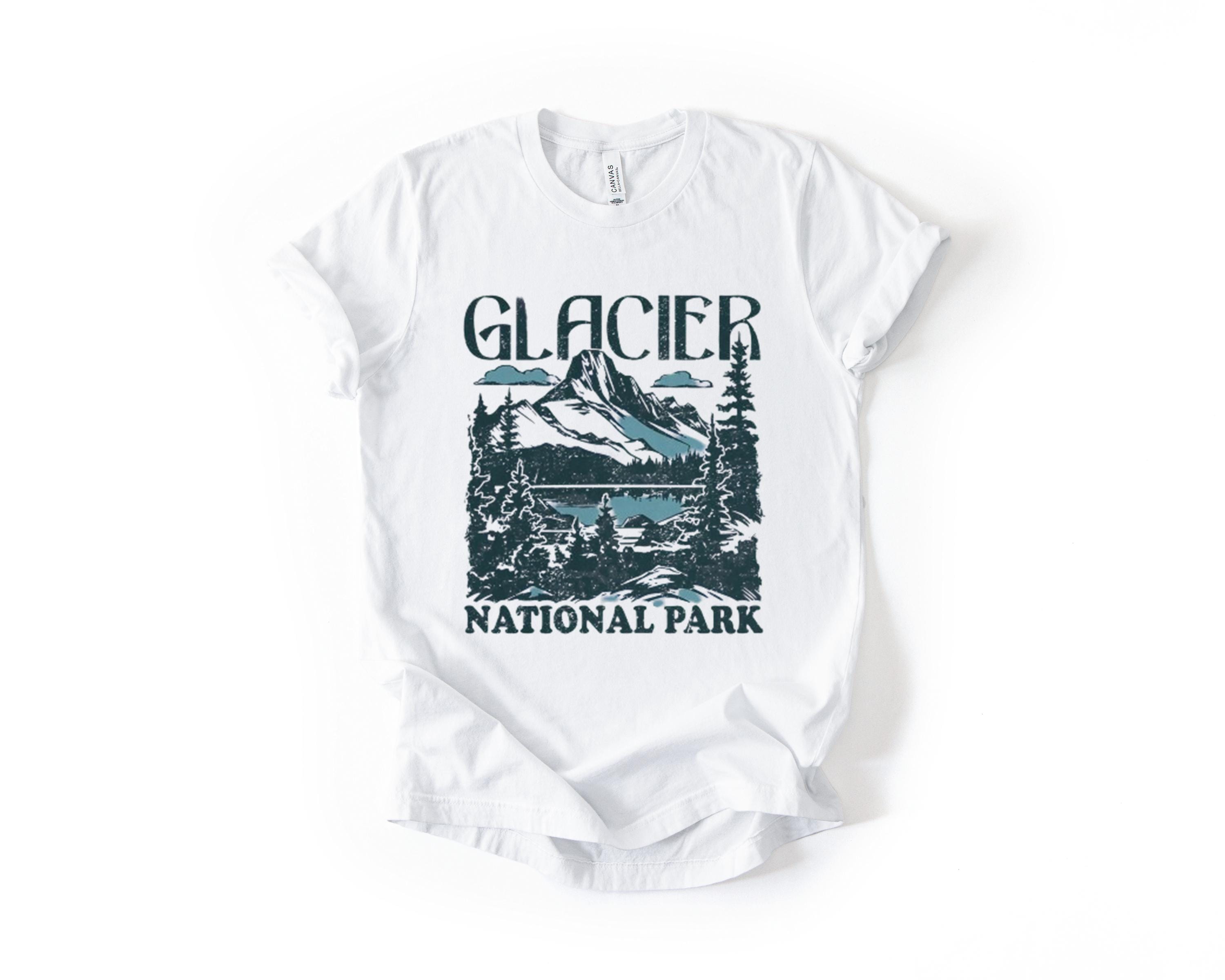 Glacier Mountain Landscape T-Shirt – Nature Travel Graphic Tee