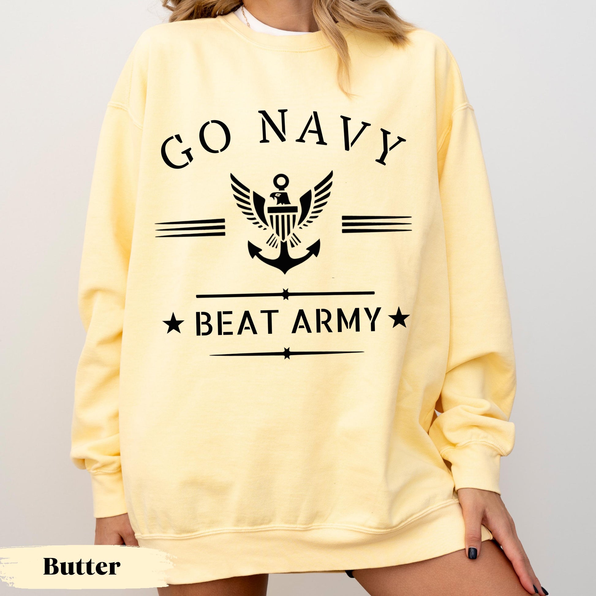 Go Navy Beat Army Shirt – Military Game Day Patriotic Tee