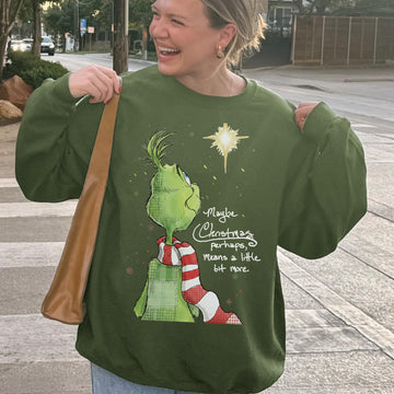Grinch Christmas Sweatshirt – Funny Grinch Shirt – Grinchmas Tee – Ew People Holiday Gift