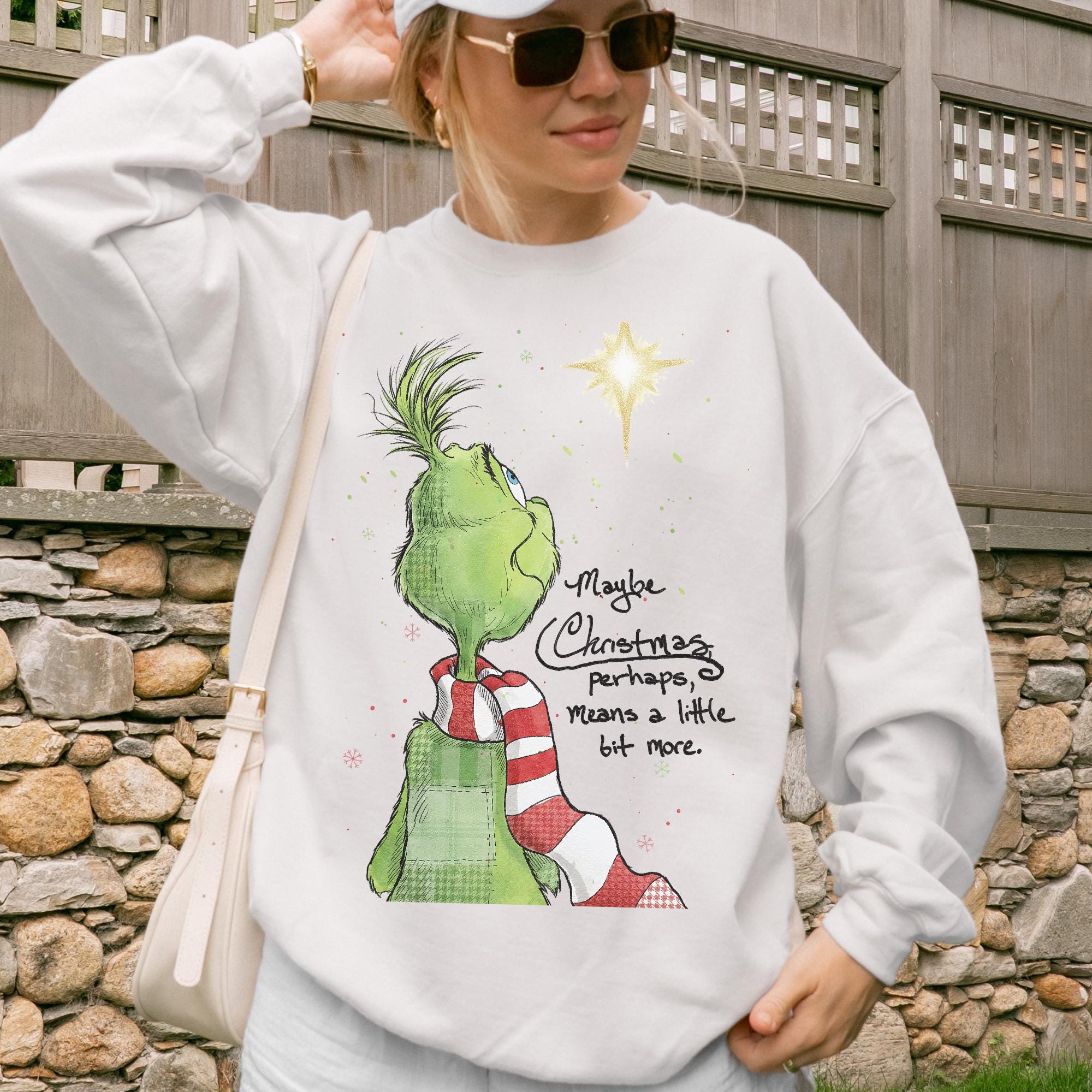 Grinch Christmas Sweatshirt – Funny Grinch Shirt – Grinchmas Tee – Ew People Holiday Gift