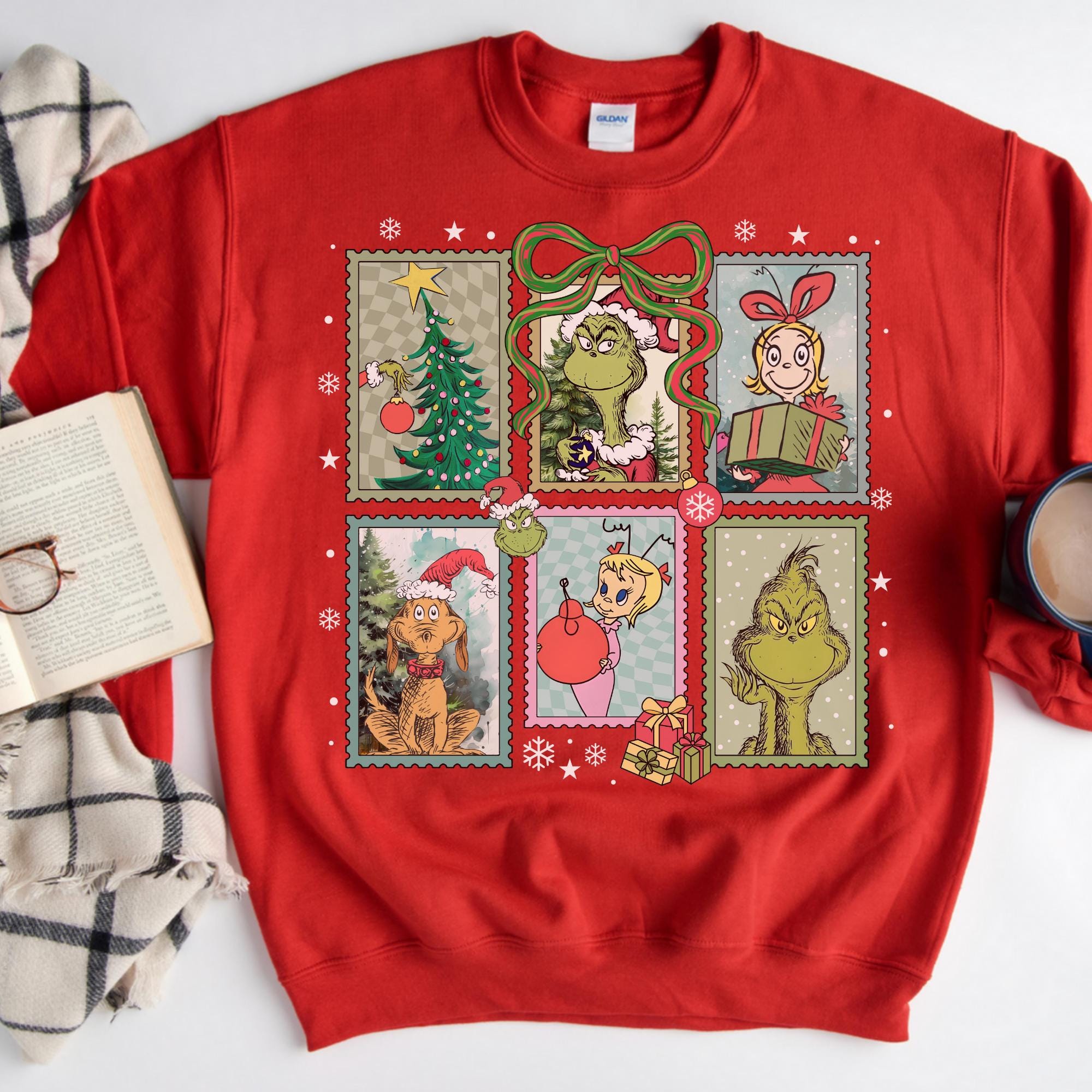 Grinch Christmas Sweatshirt – Funny Grinch Shirt – Grinchmas Tee – Ew People Christmas Gift