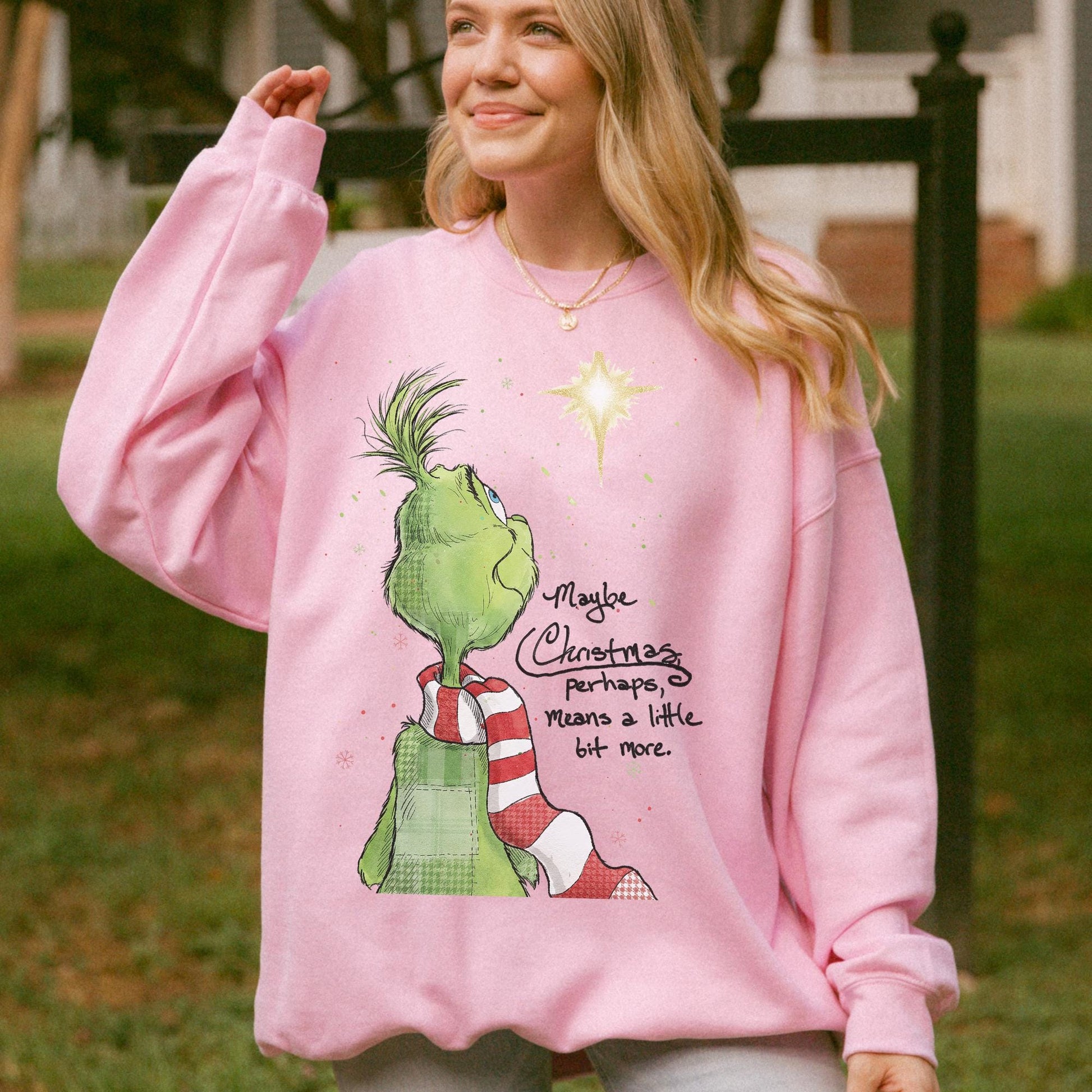 Grinch Christmas Sweatshirt – Funny Grinch Shirt – Grinchmas Tee – Ew People Holiday Gift