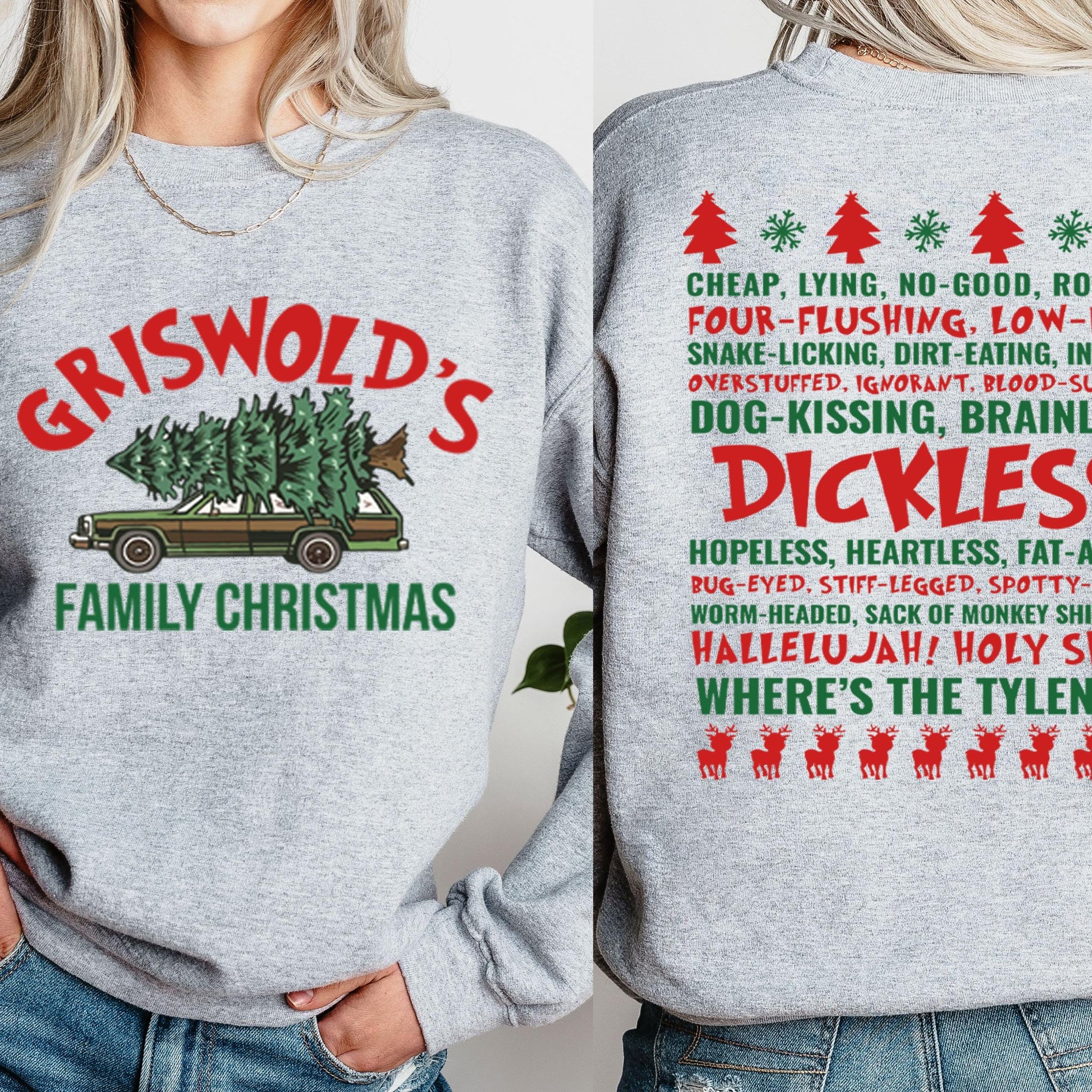 Griswold Style Family Xmas Graphic Tee - Funny Christmas Movie Inspired Shirt